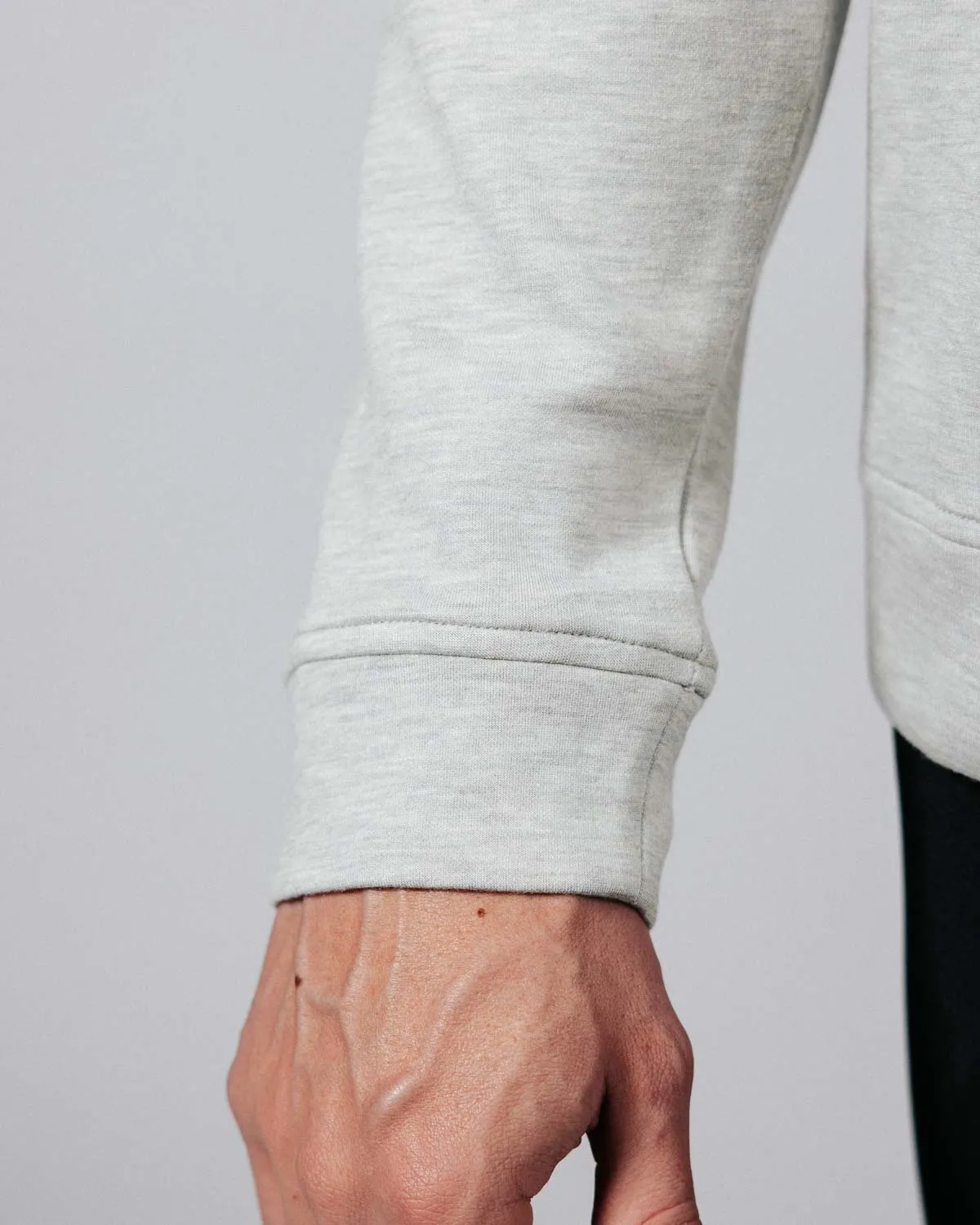 Men's Heather Gray Golf Crew Neck,Men
