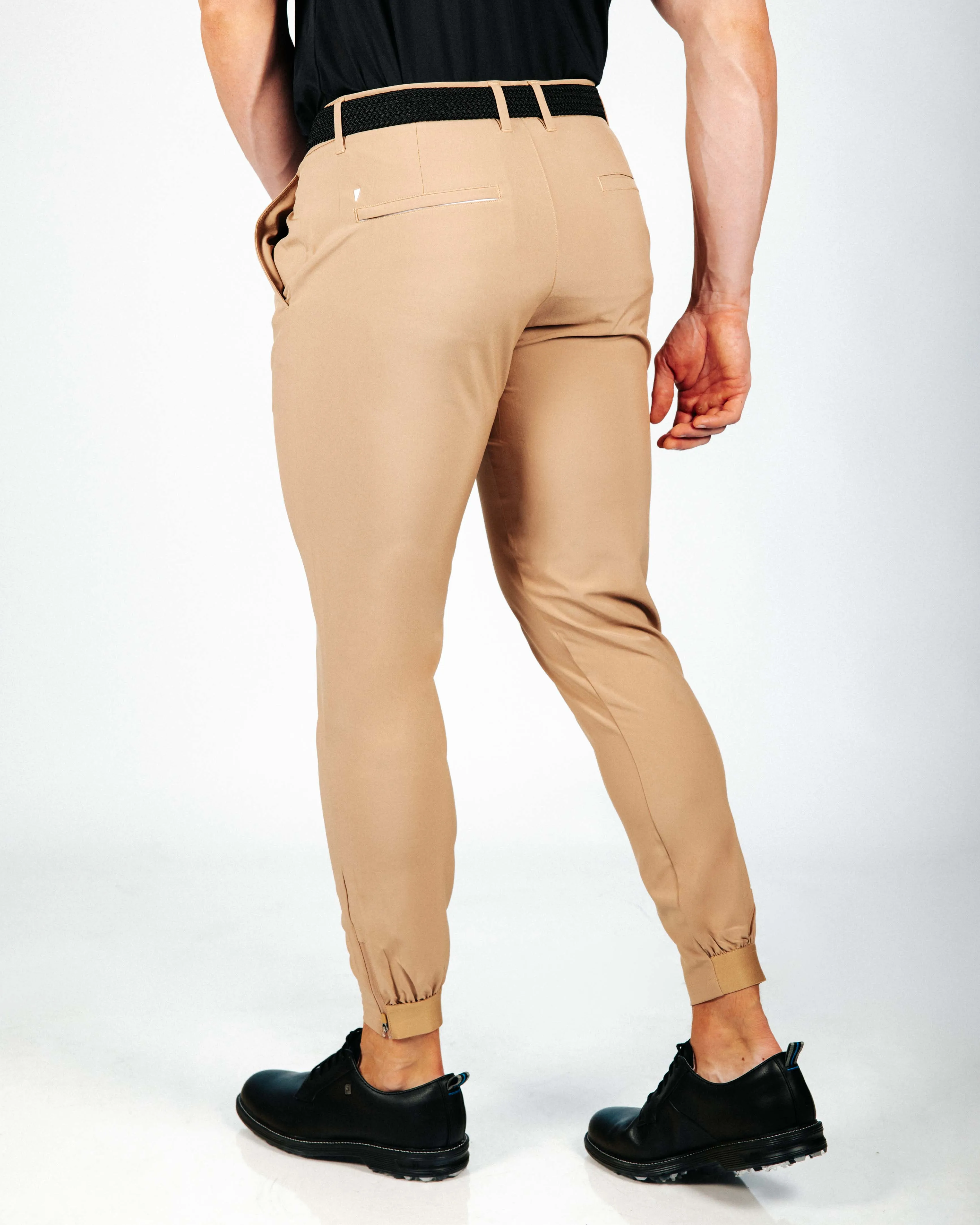 Men's Khaki Golf Jogger,Pants