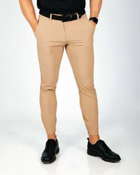Men's Khaki Golf Jogger,Pants