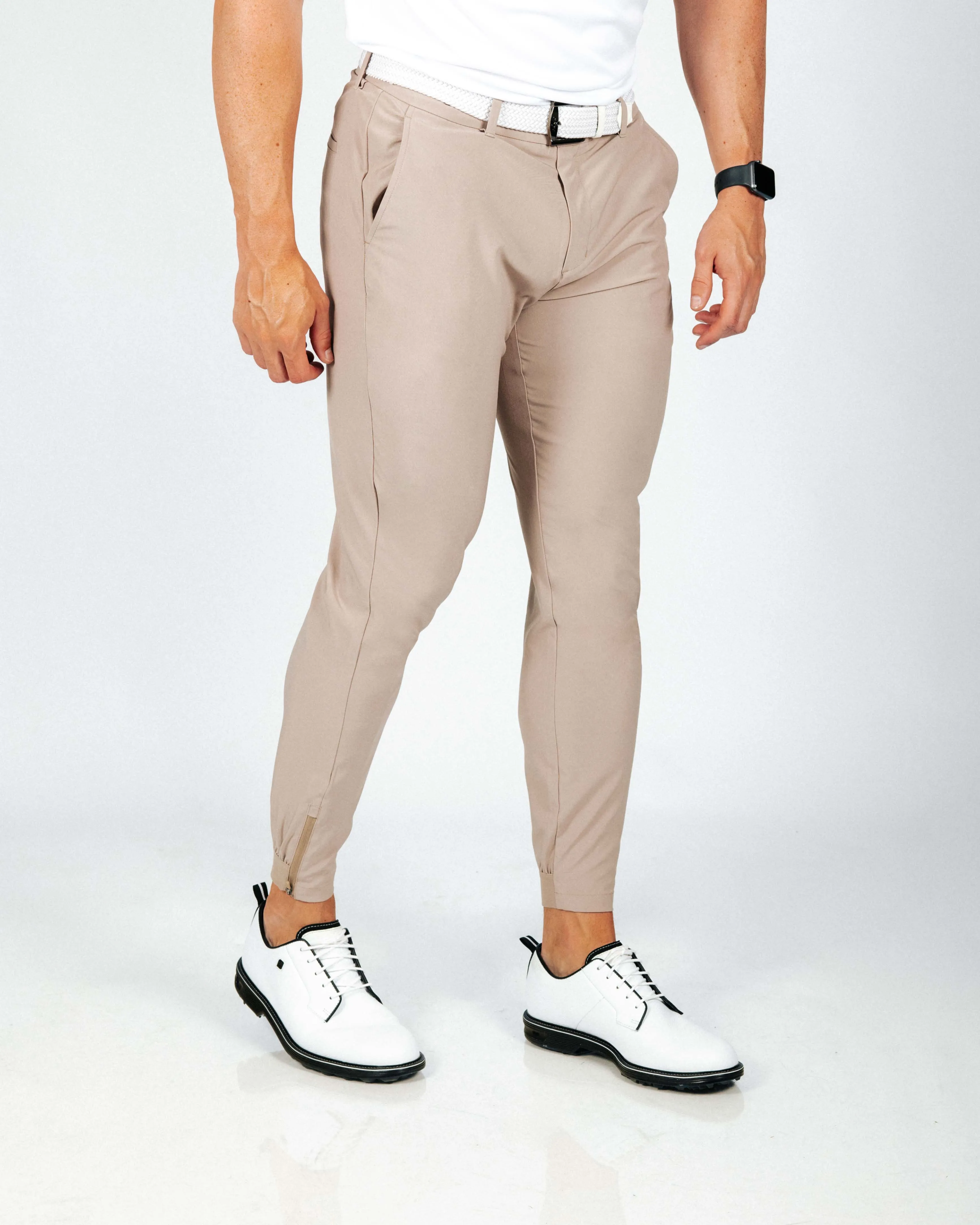 Men's Light Brown Golf Jogger,Pants