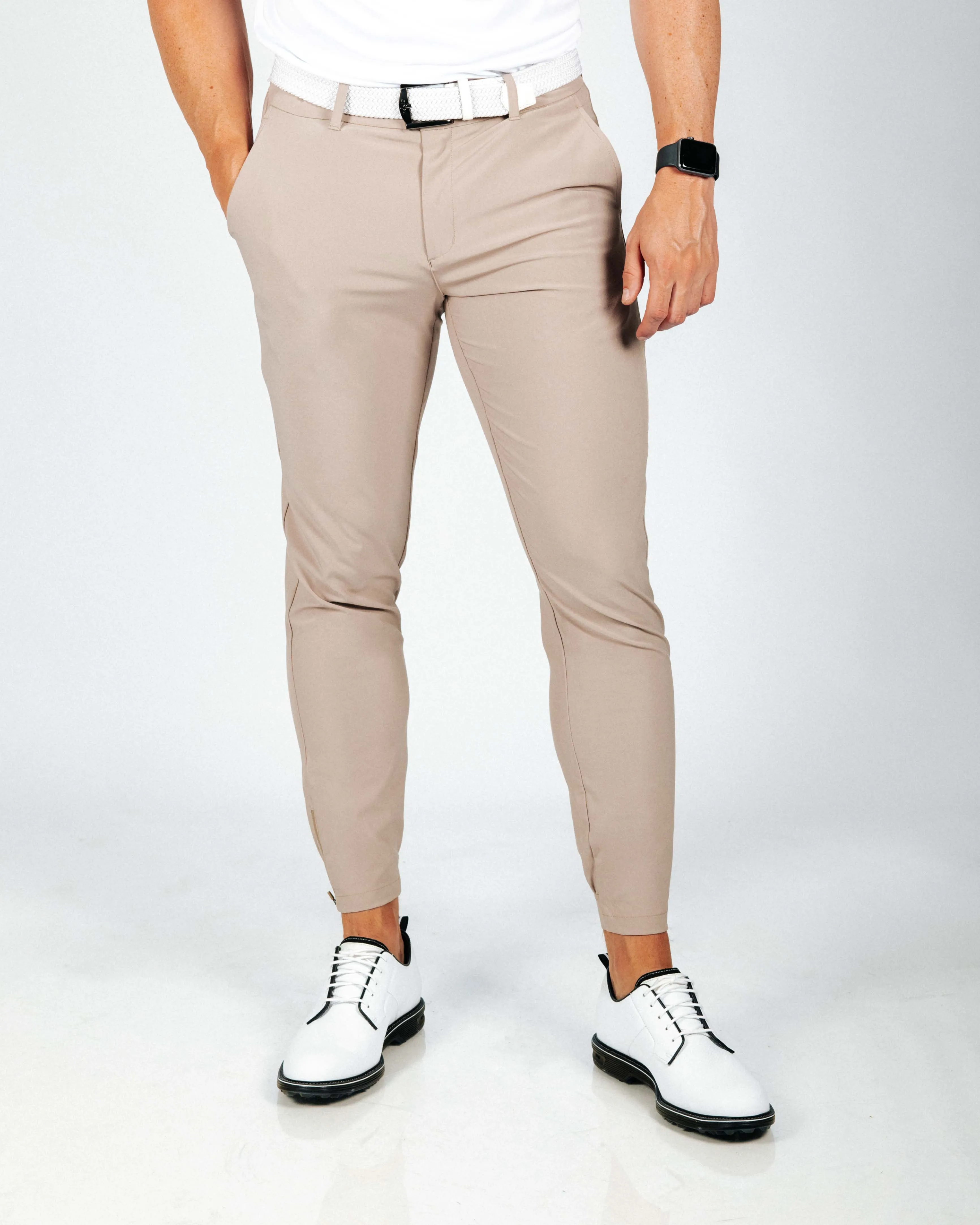 Men's Light Brown Golf Jogger,Pants