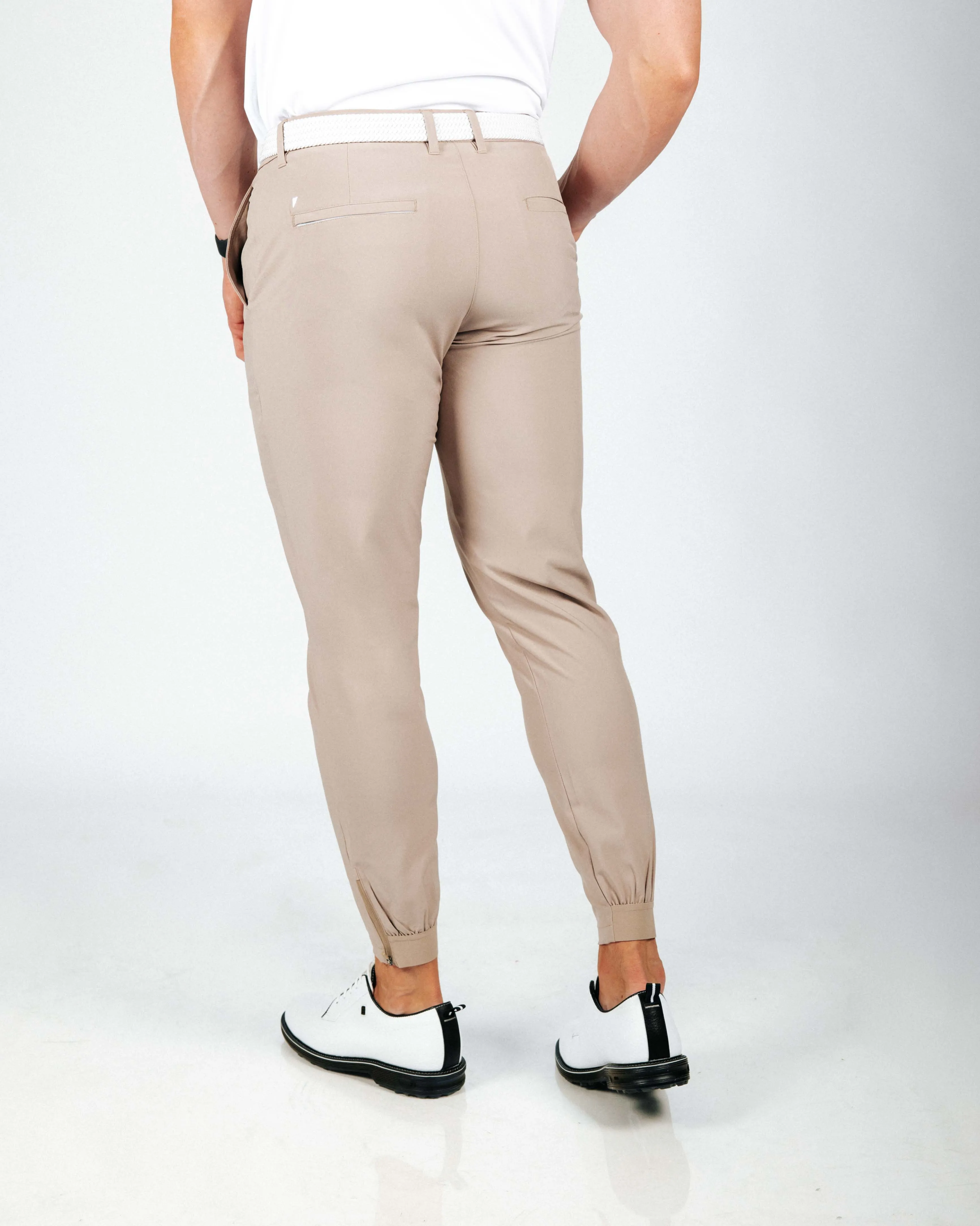 Men's Light Brown Golf Jogger,Pants