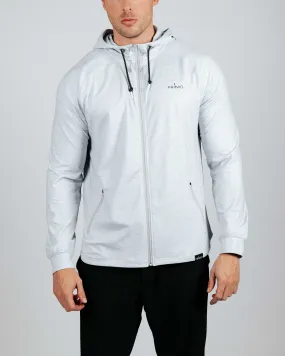 Men's Light Gray Active Jacket,Men