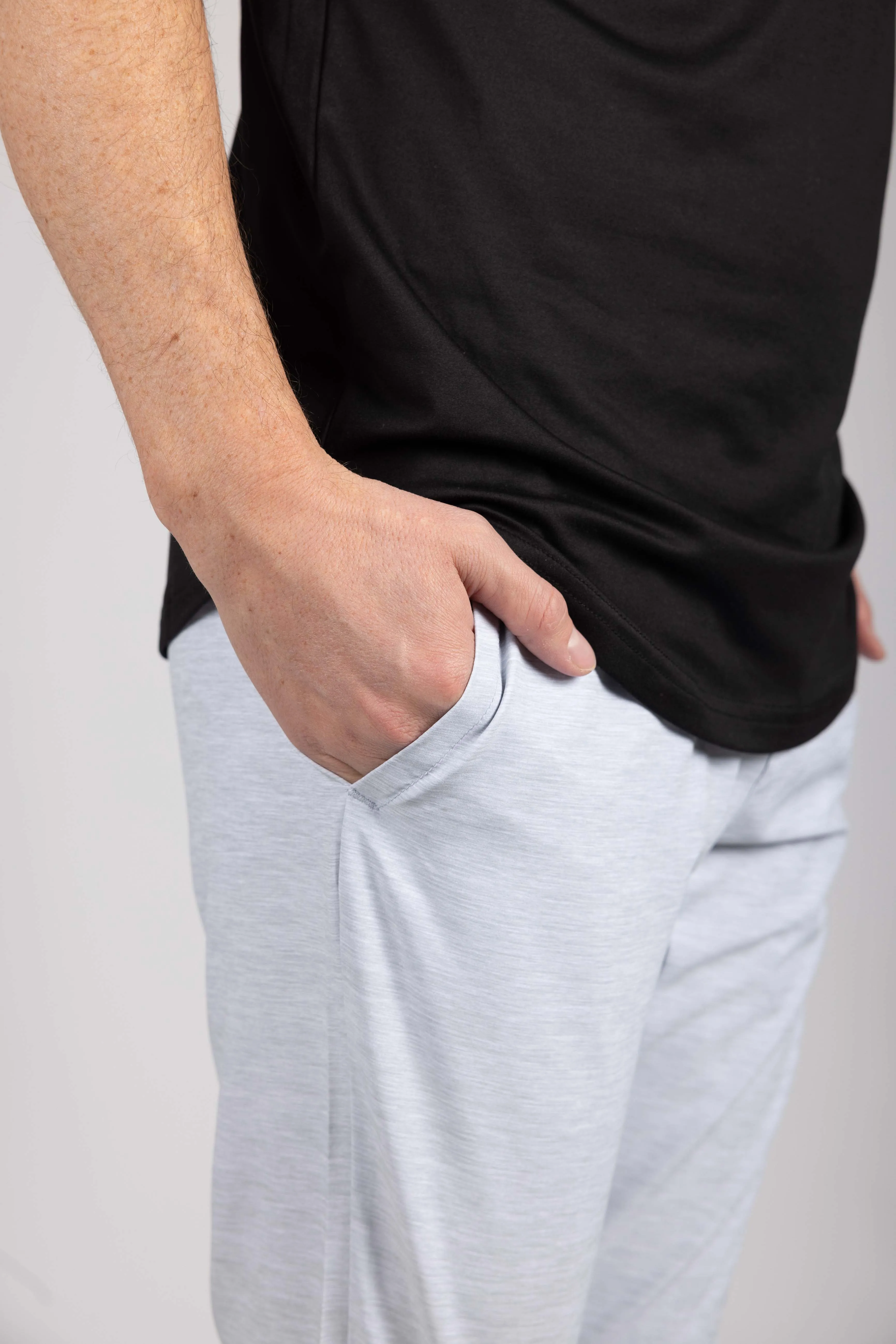 Men's Light Gray Active Jogger,Pants
