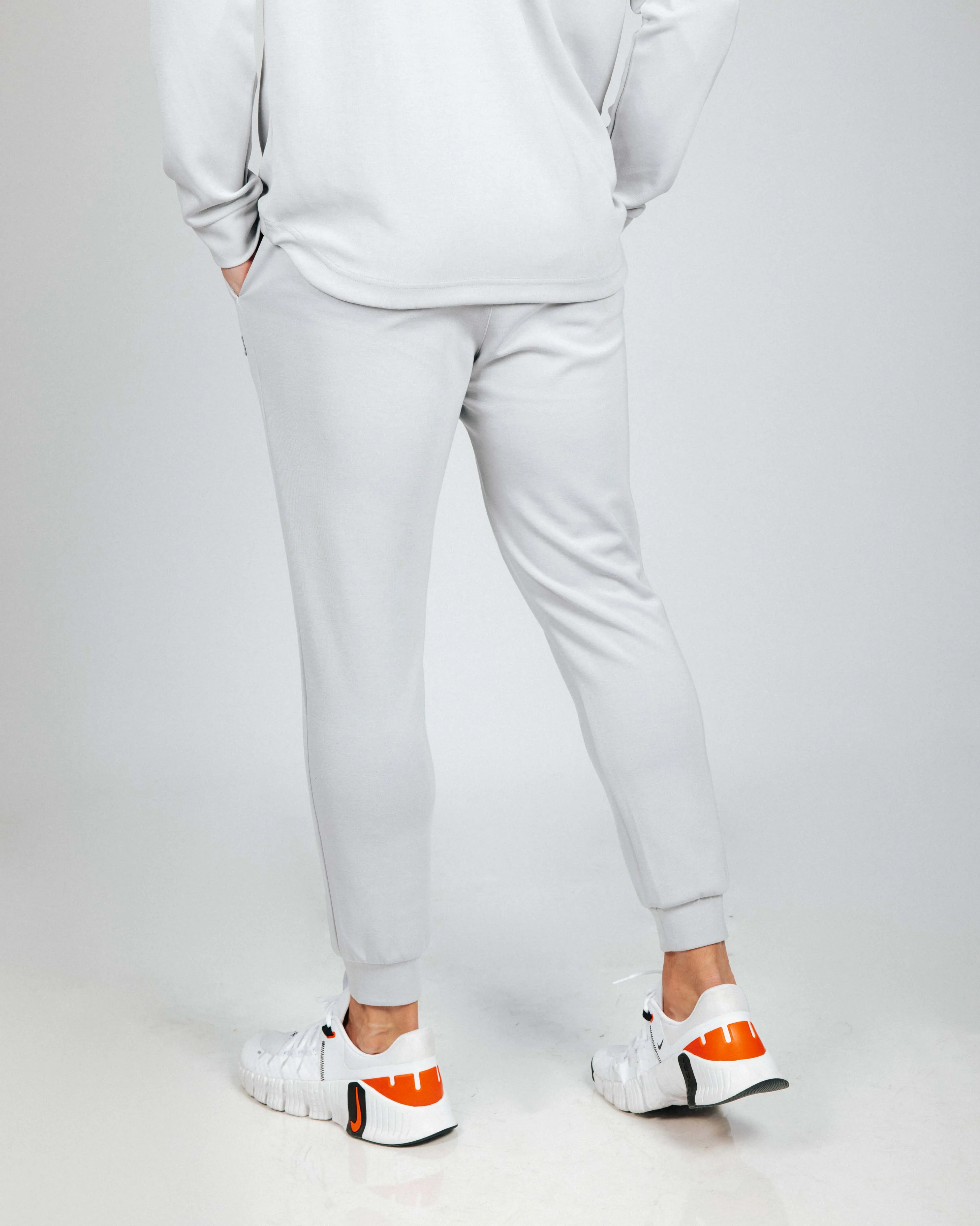 Men's Light Gray Recovery Joggers,Pants