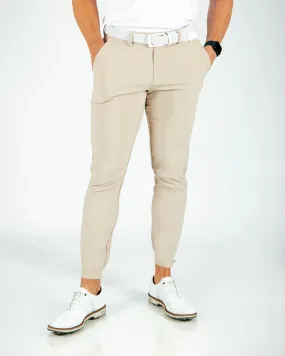 Men's Light Khaki Golf Jogger,Pants