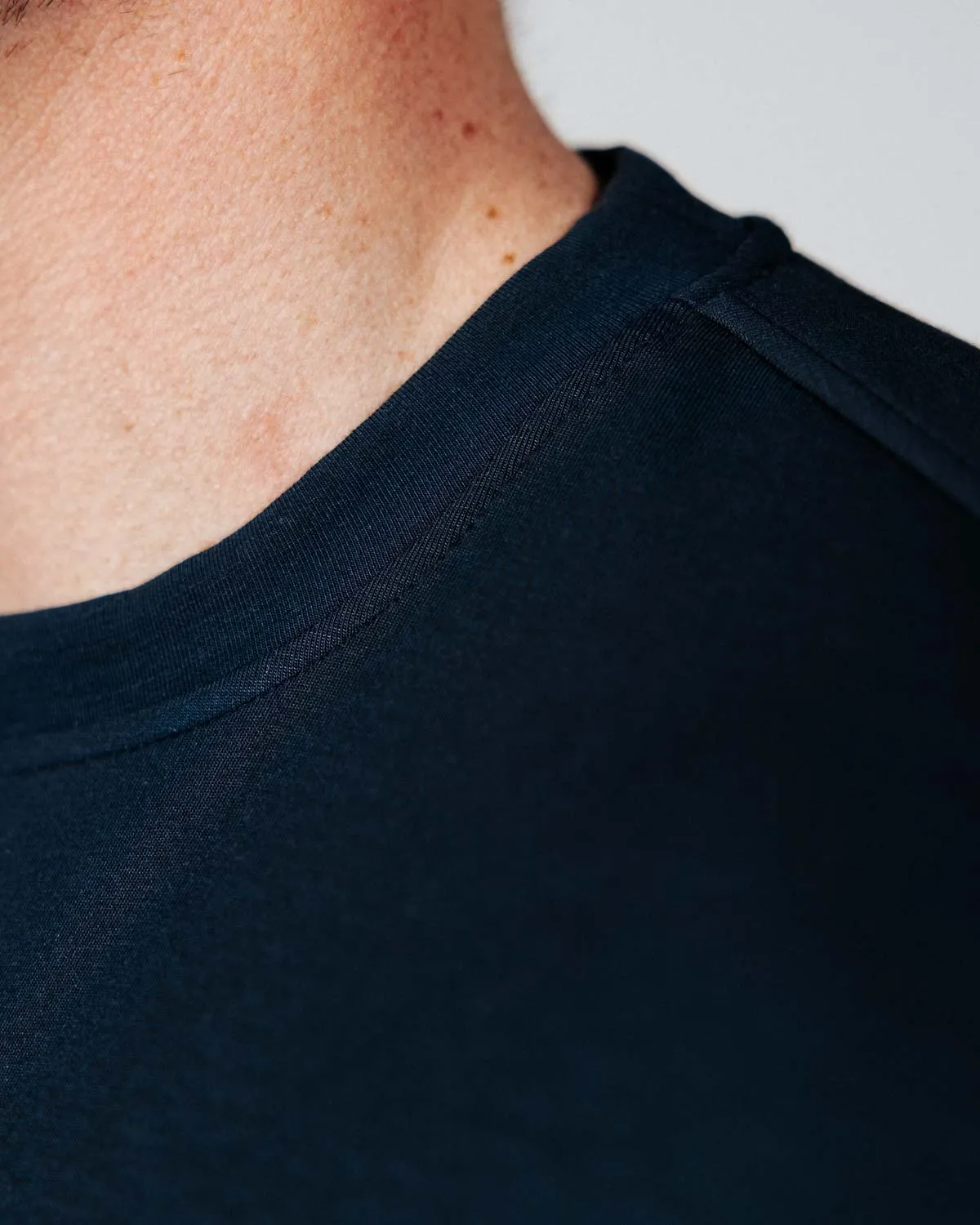Men's Navy Golf Crew Neck,Men