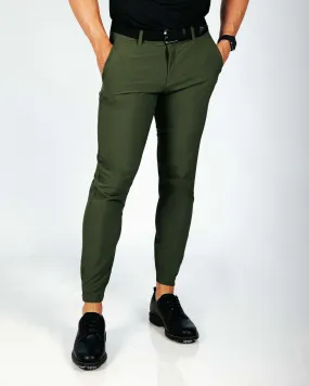 Men's Olive Golf Jogger,Pants