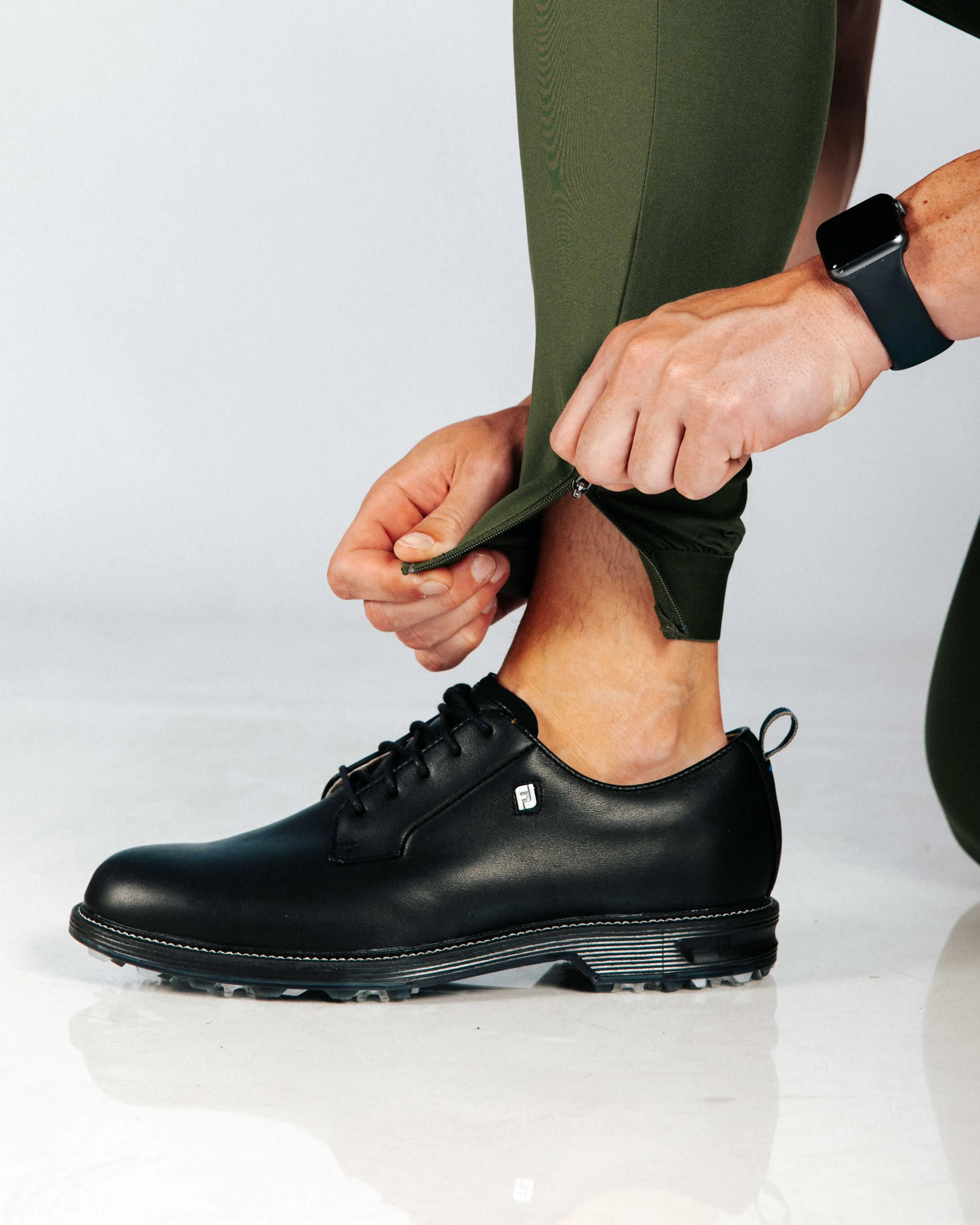 Men's Olive Golf Jogger,Pants