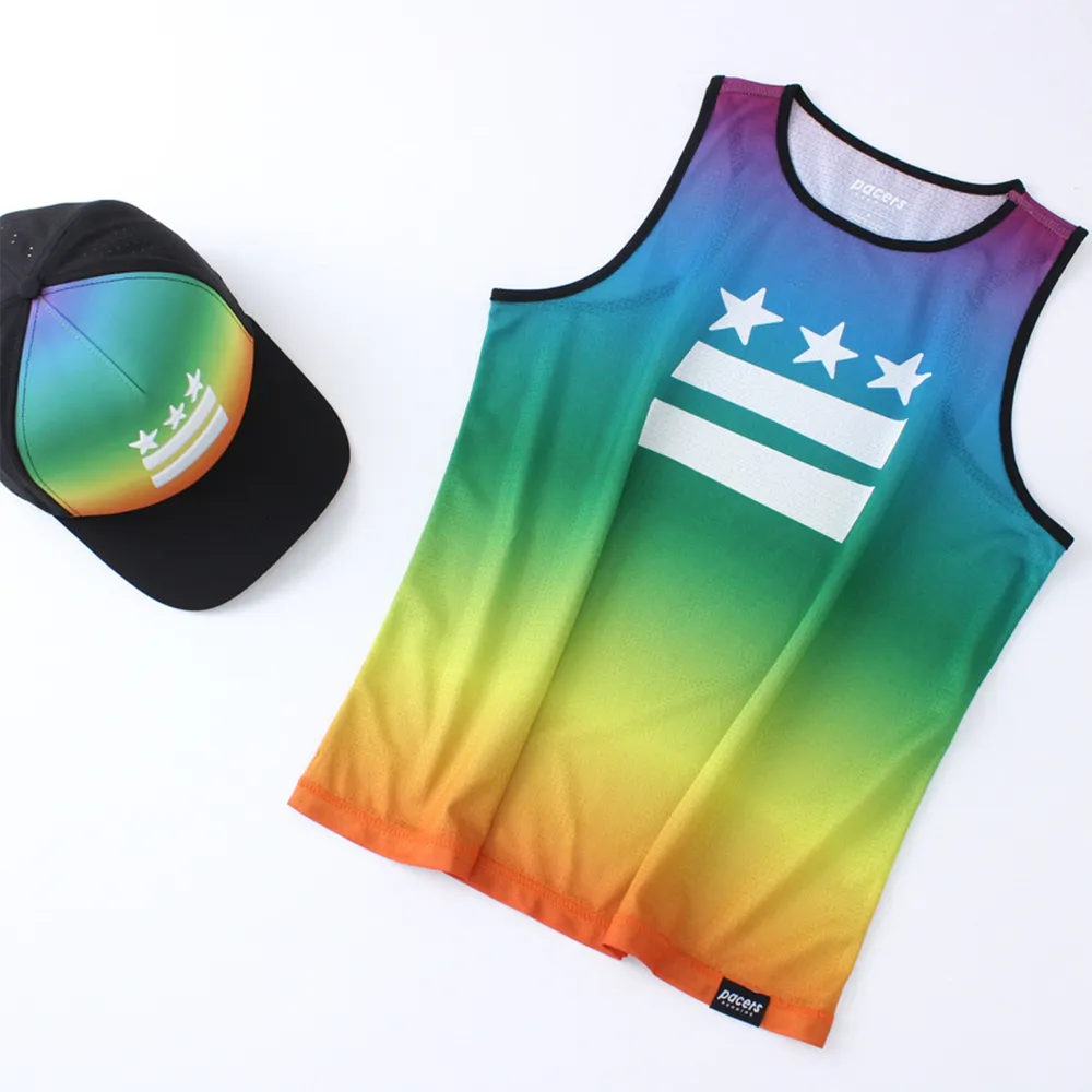 Men's Pride EcoTech Singlet 2025,Top