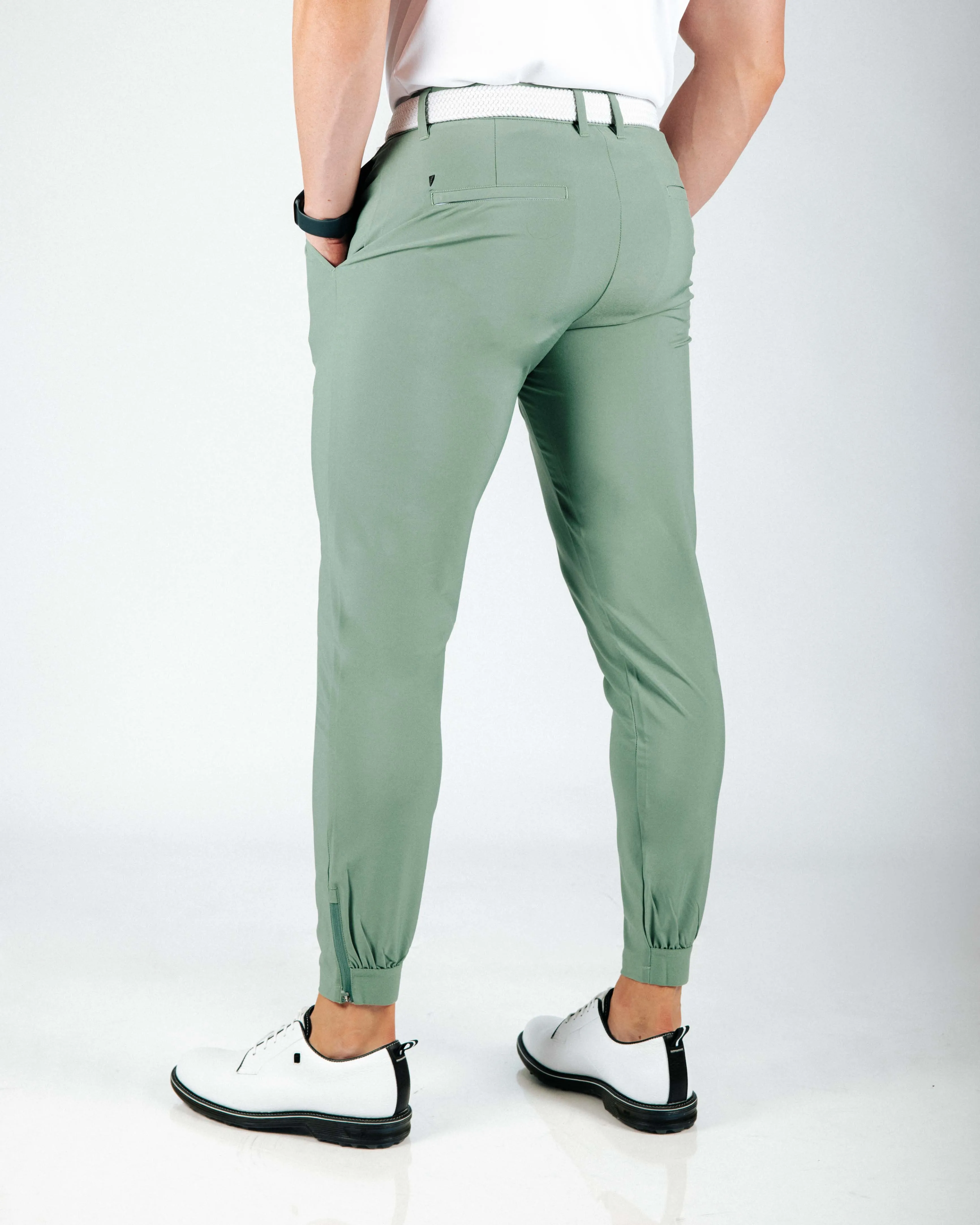 Men's Sage Green Golf Jogger,Pants