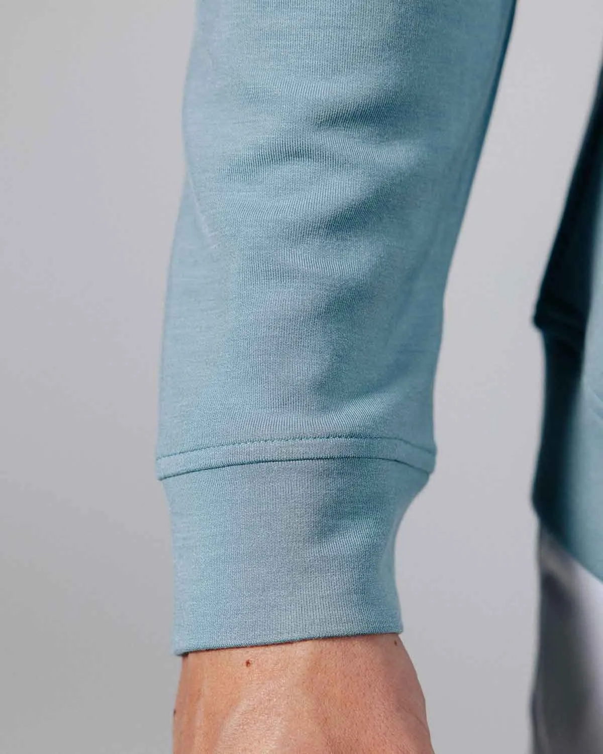 Men's Stone Blue Golf Crew Neck,Men