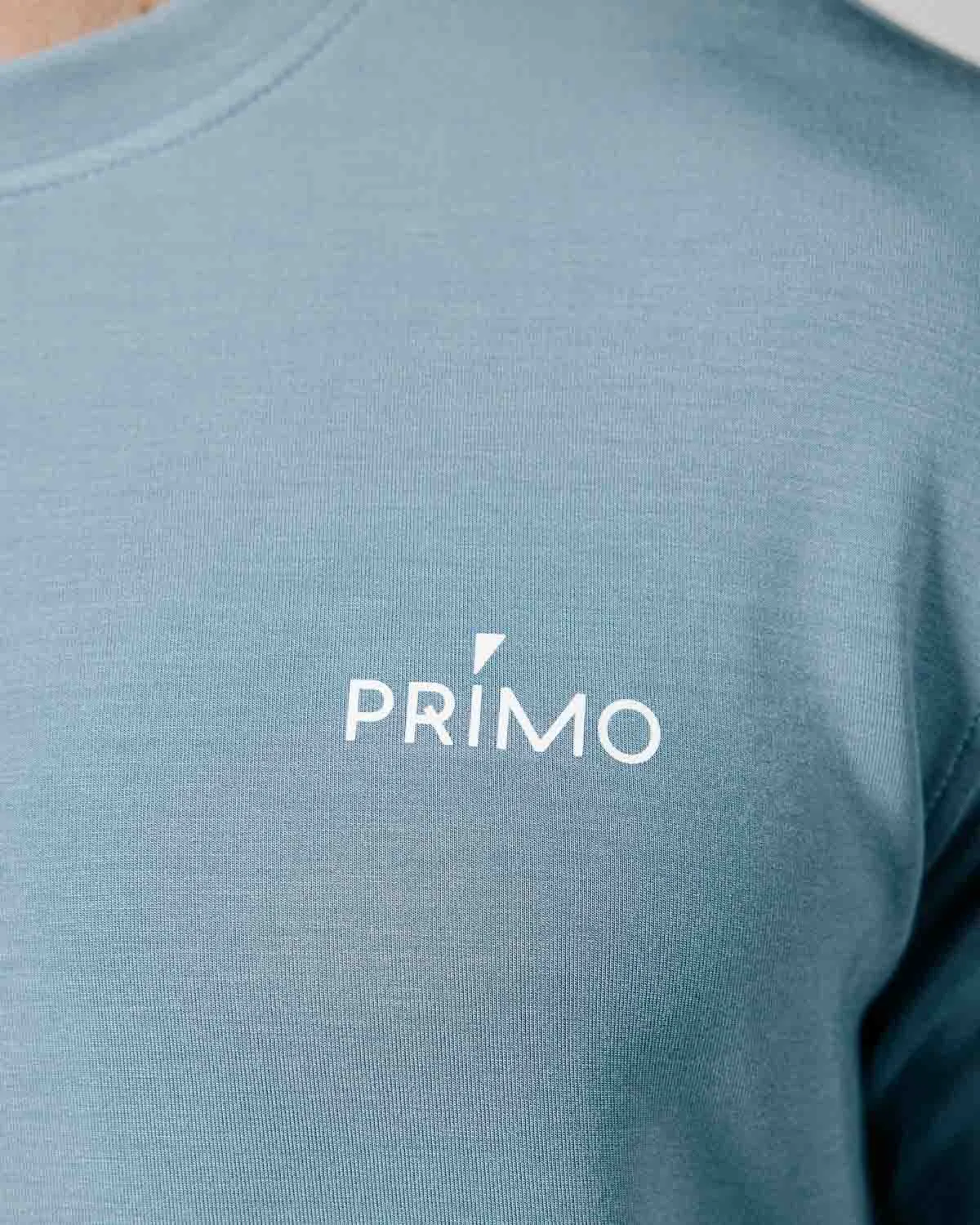 Men's Stone Blue Golf Crew Neck,Men