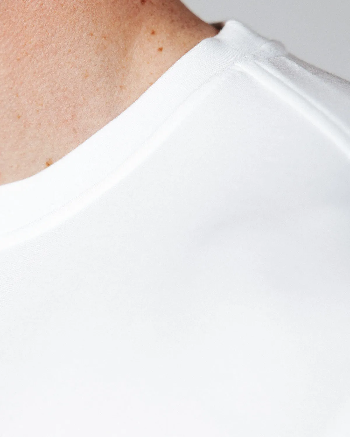 Men's White Golf Crew Neck,Men
