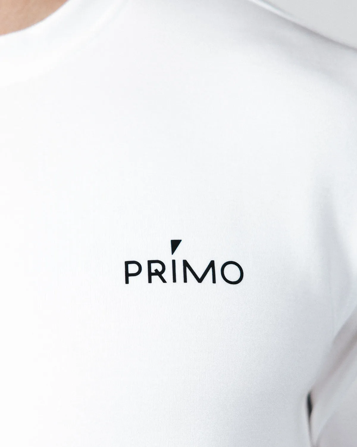 Men's White Golf Crew Neck,Men