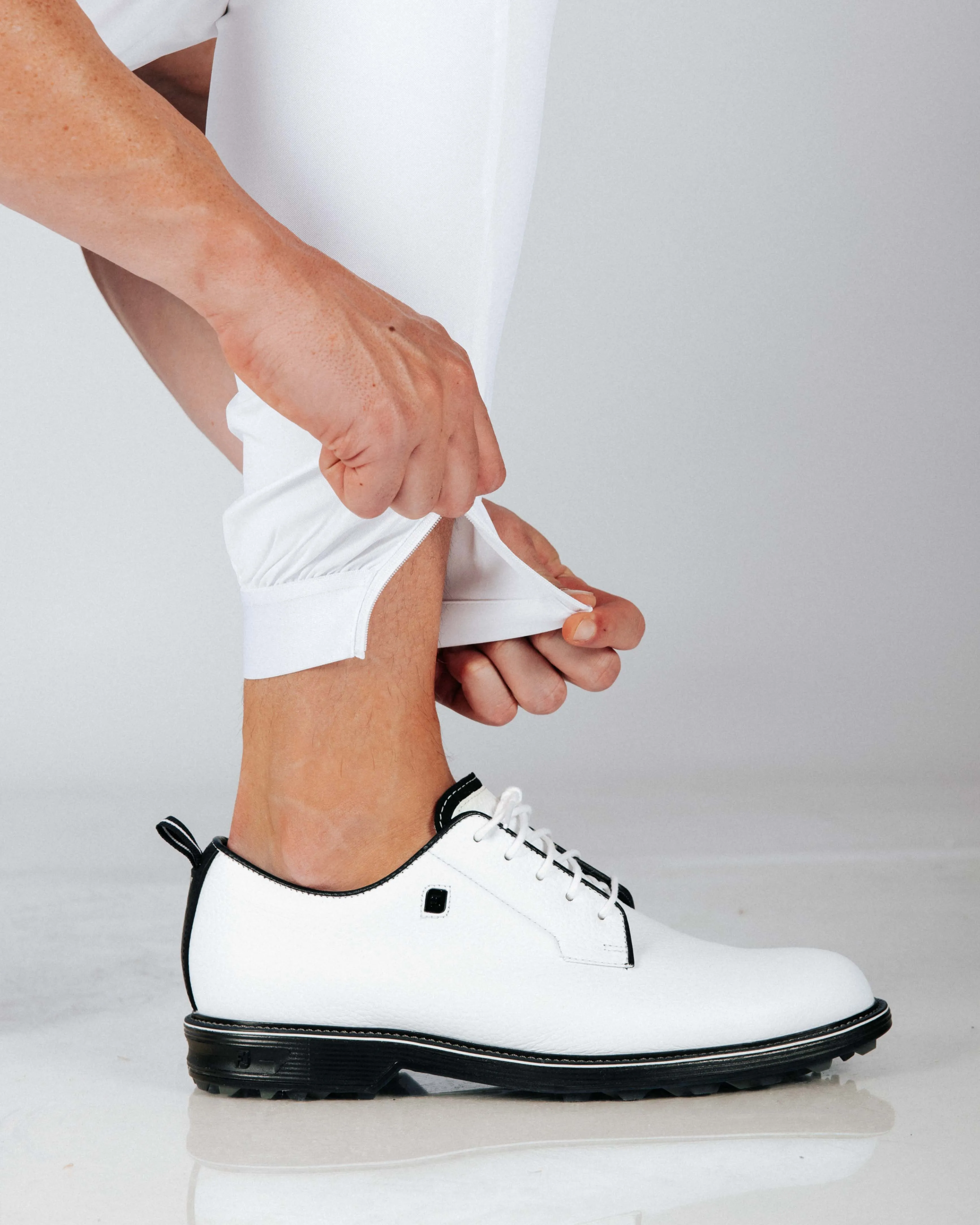 Men's White Golf Jogger,Pants