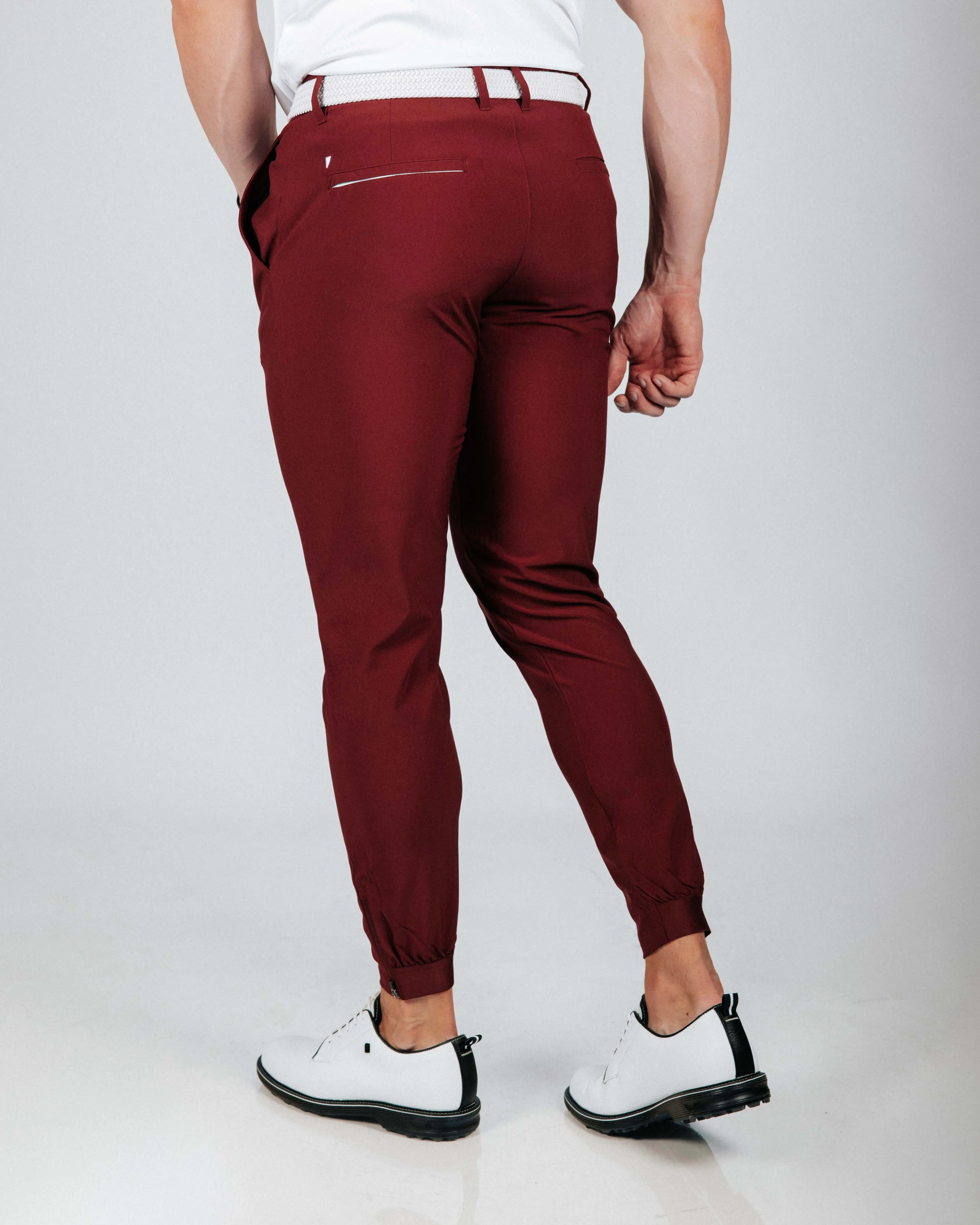 Men's Wine Golf Jogger,Pants