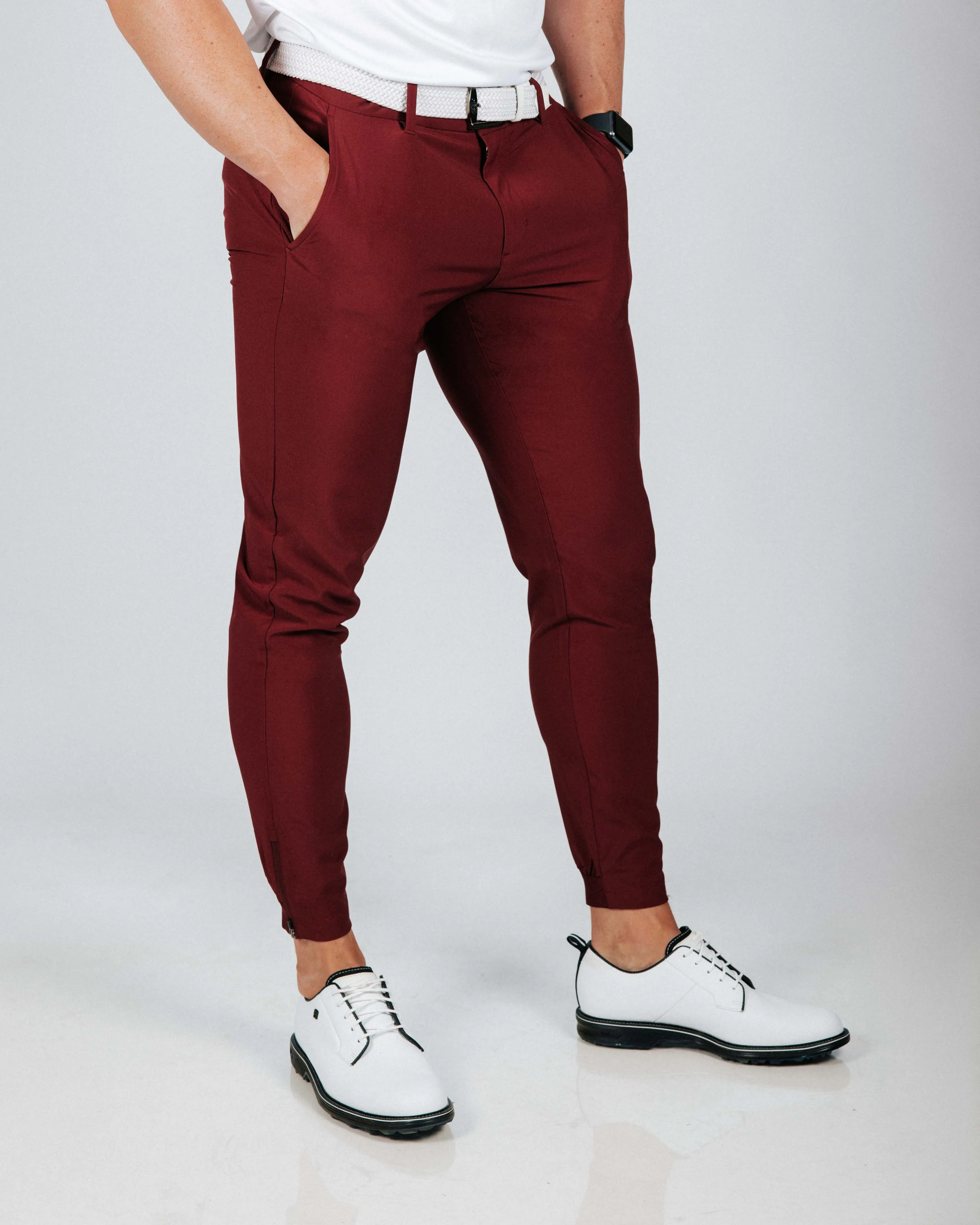 Men's Wine Golf Jogger,Pants