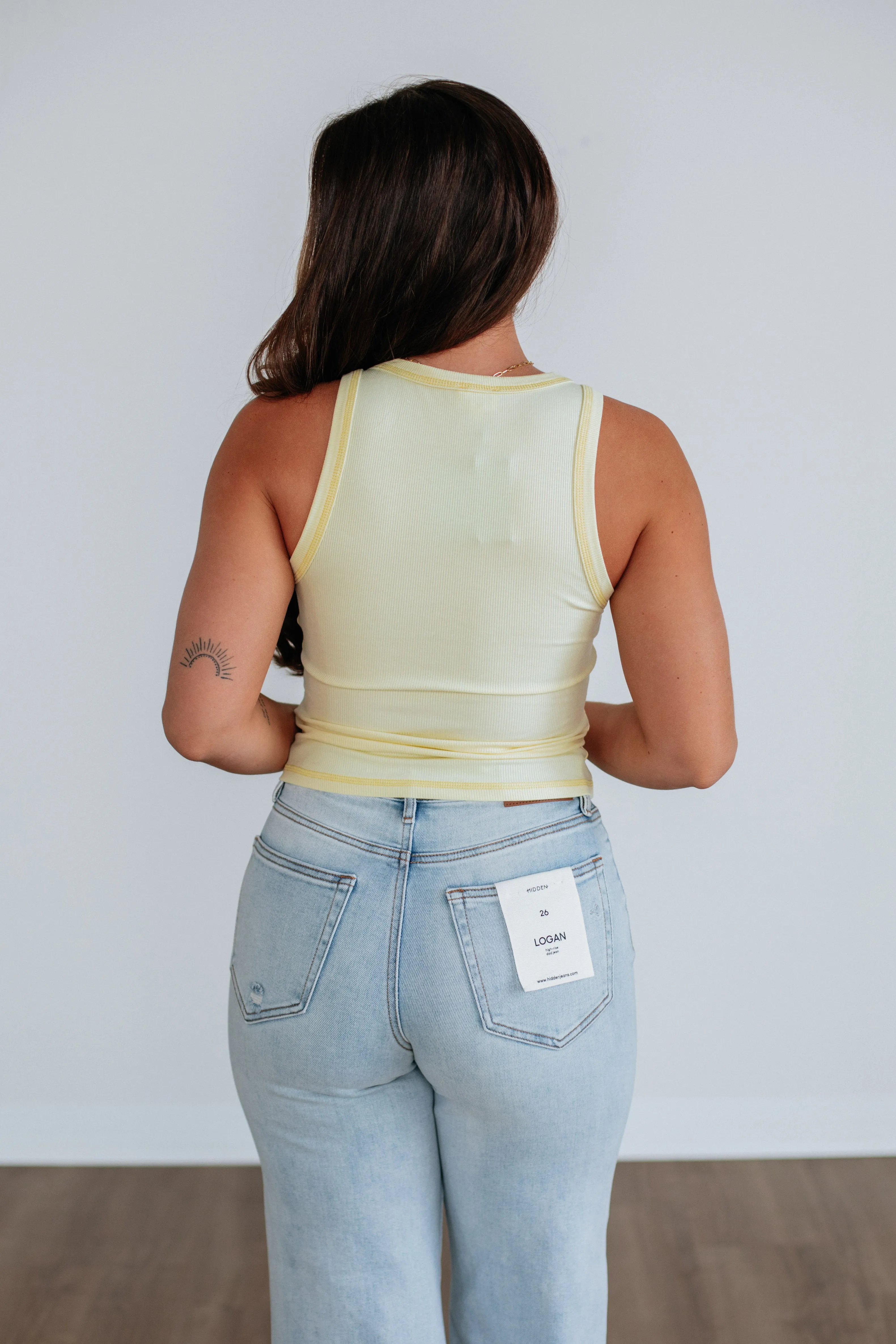Messa Ribbed Tank,Women Tank
