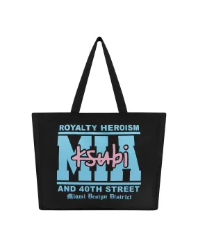 MIAMI AND THE STREETS TOTE BLACK,Bags