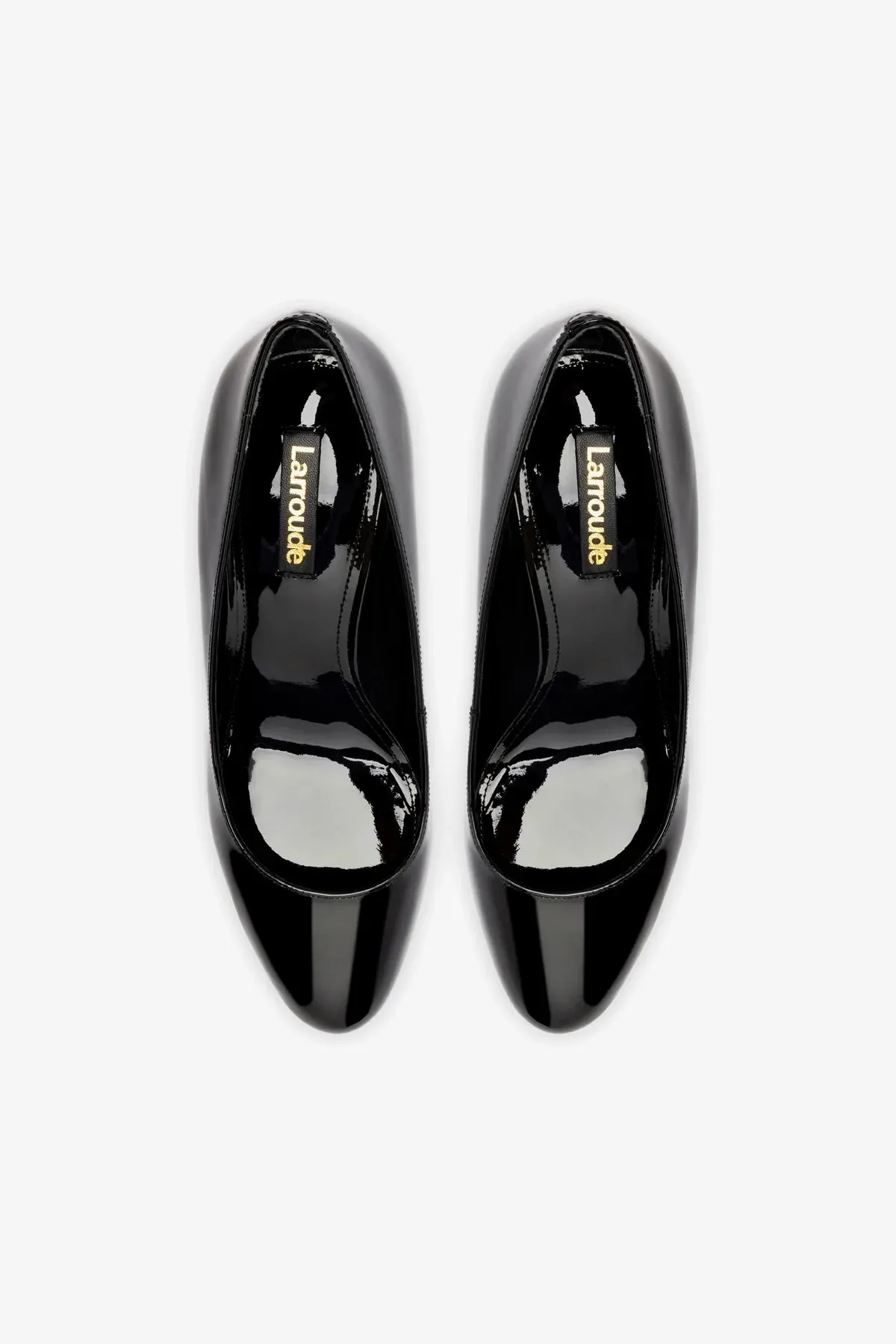 Michelle Lo Pump In Black Patent Leather,Women Heel