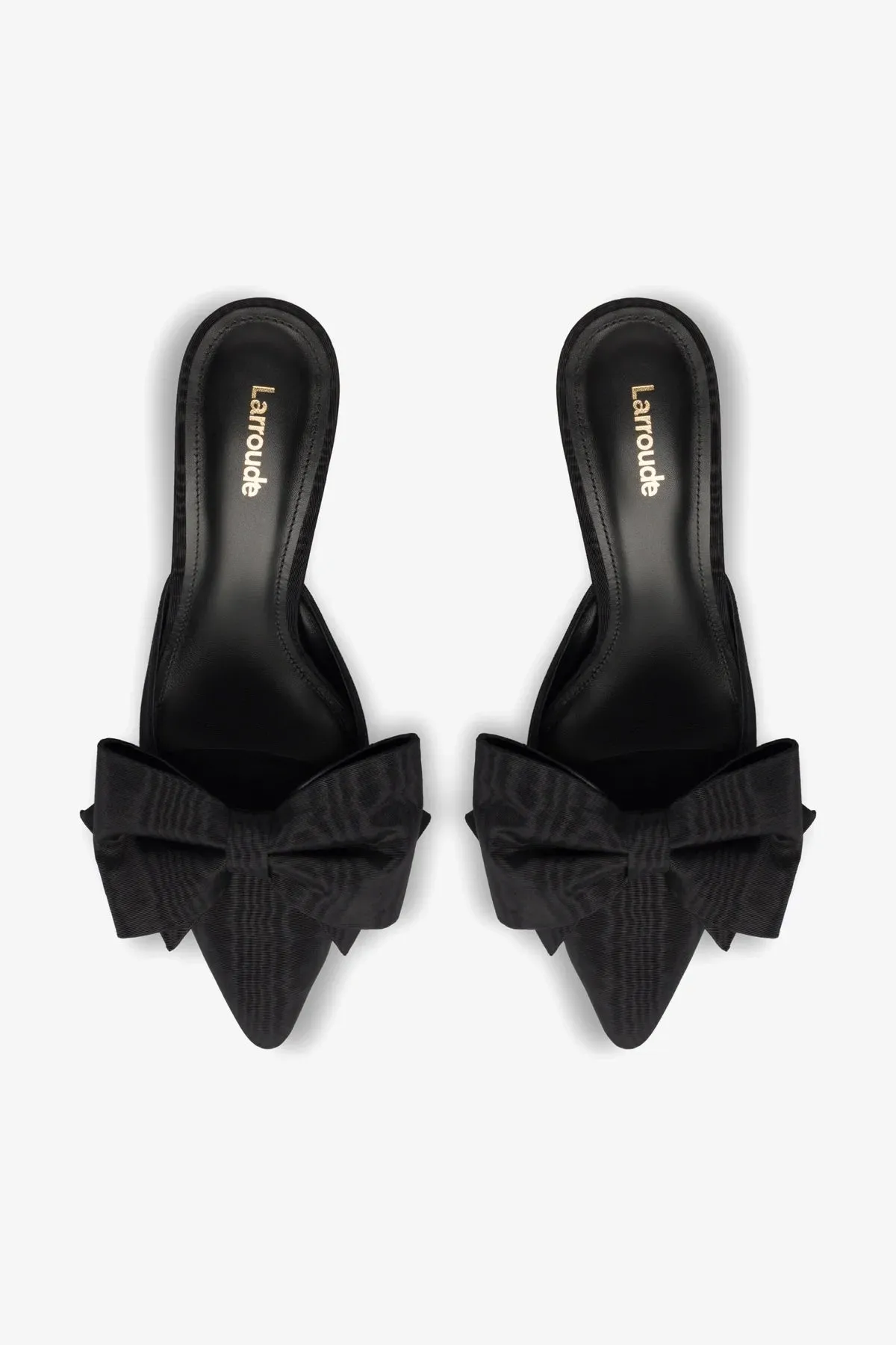 Mini Elle Pump In Black Fabric,Women Heel