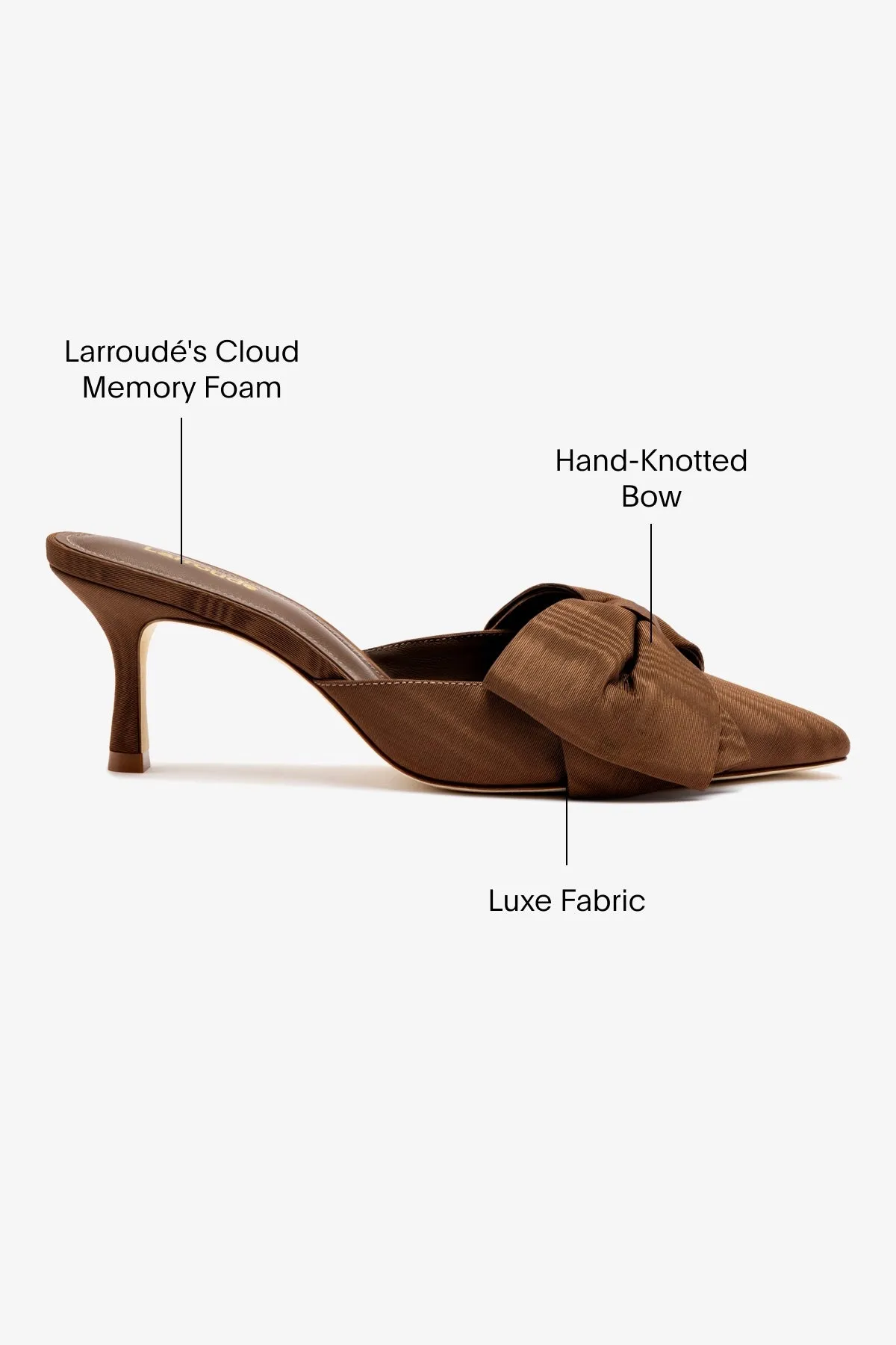 Mini Elle Pump In Cinnamon Fabric,Women Heel