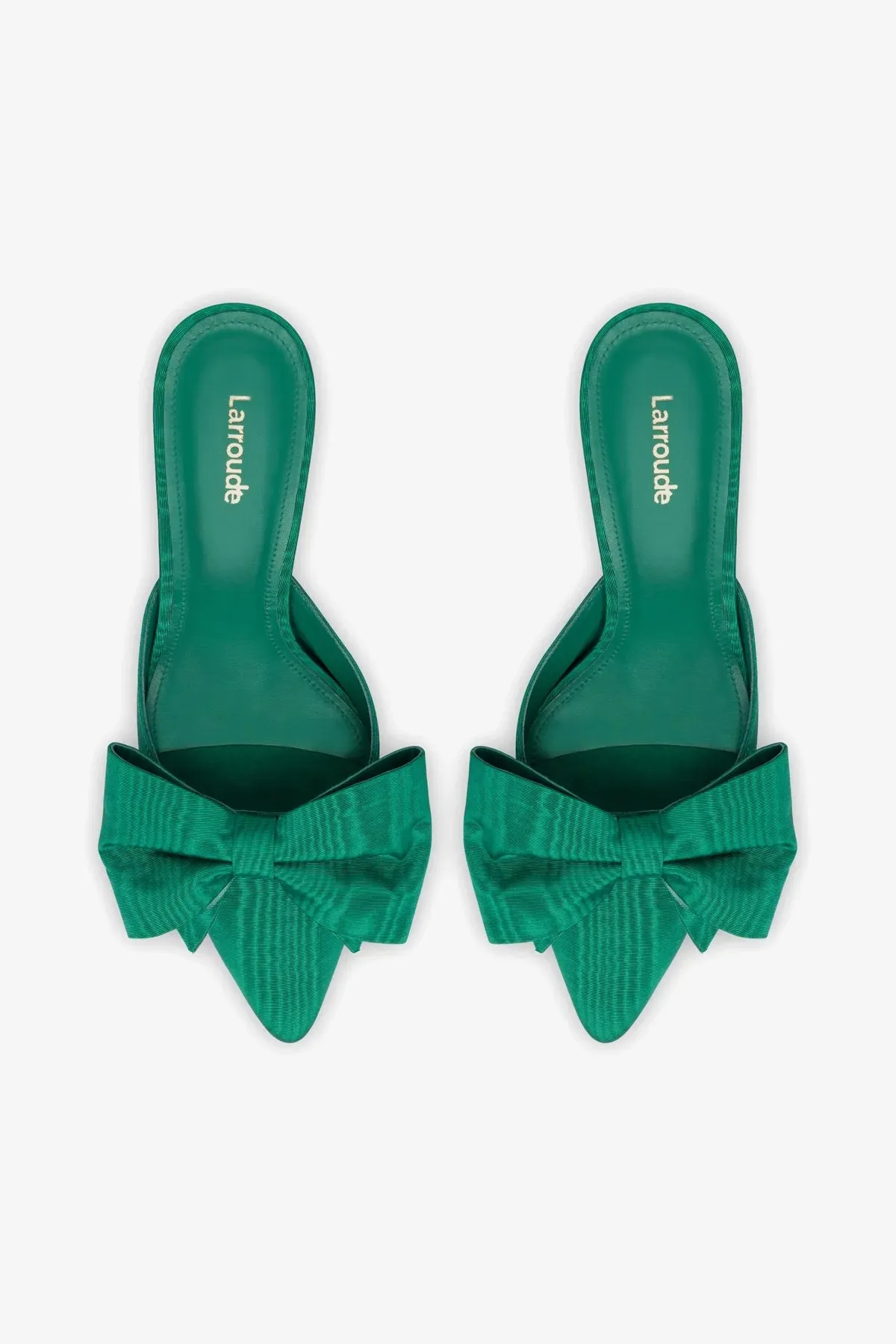 Mini Elle Pump In Emerald Fabric,Women Heel