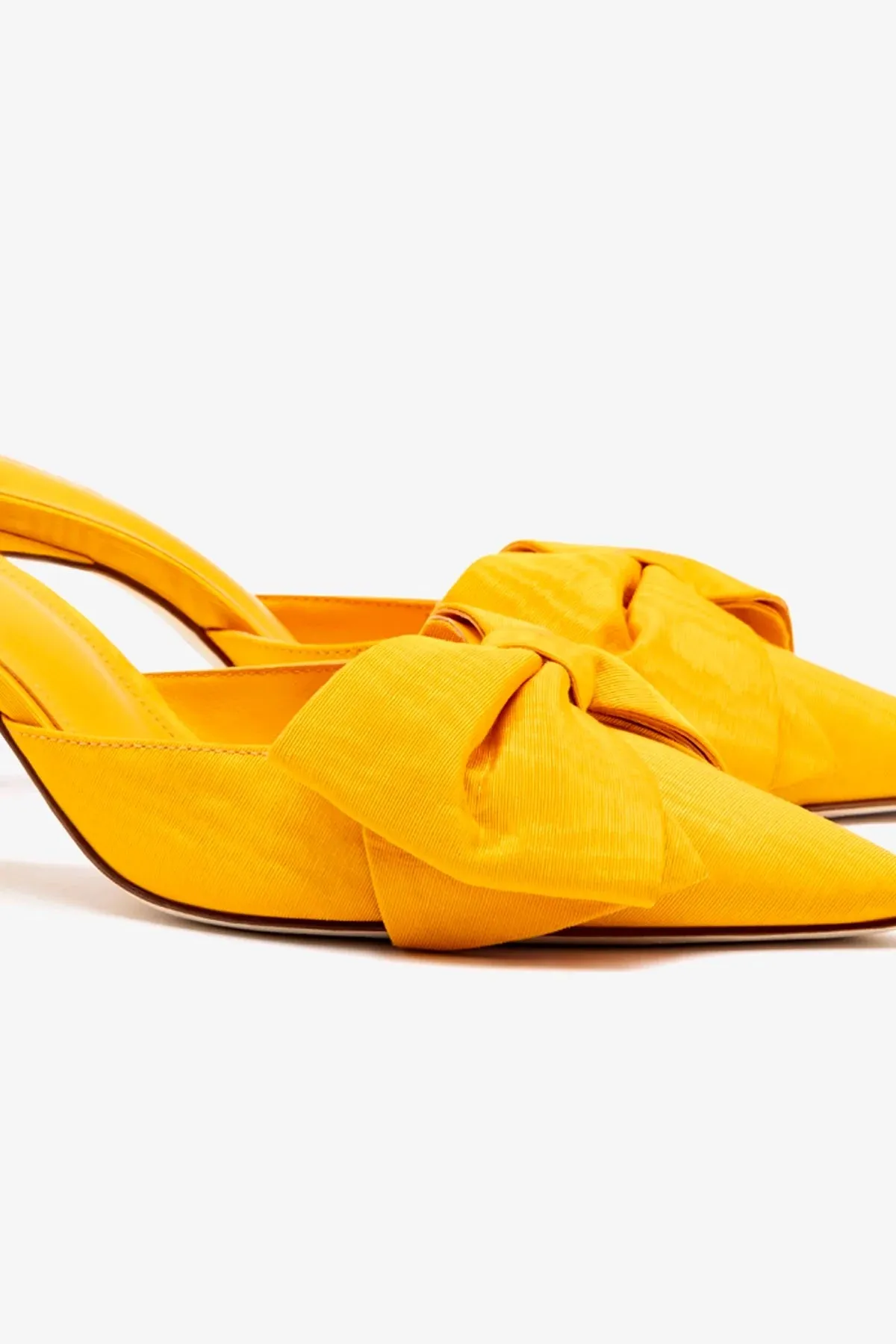 Mini Elle Pump in Mango Fabric,Women Heel