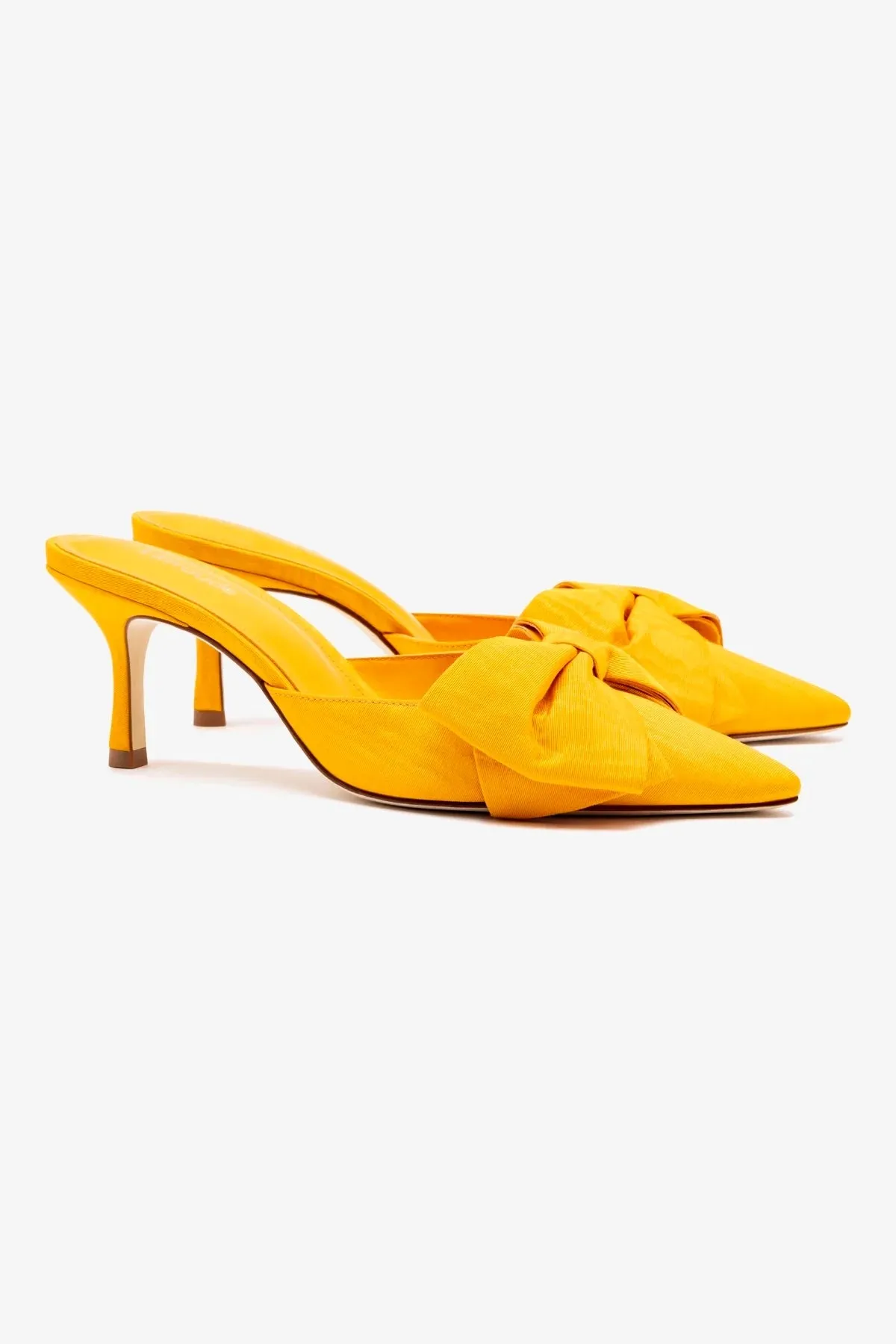 Mini Elle Pump in Mango Fabric,Women Heel
