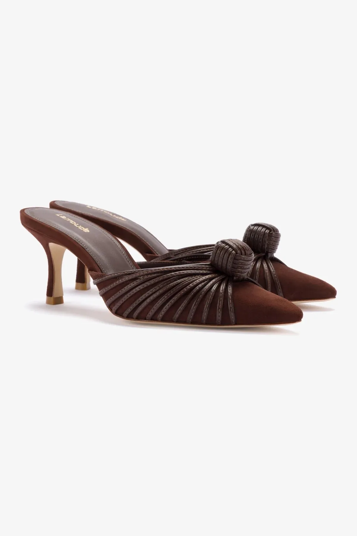 Mini Valerie Pump In Brown Suede,Women Heel