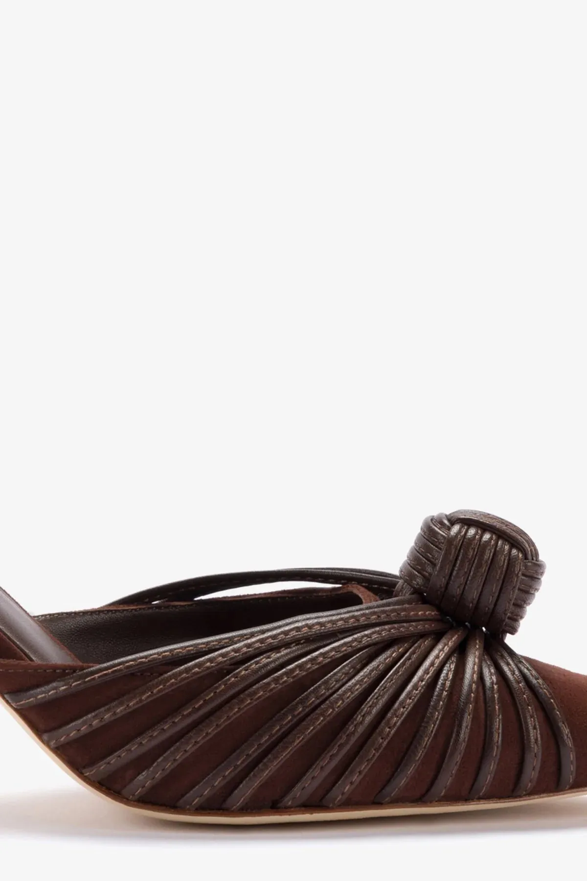 Mini Valerie Pump In Brown Suede,Women Heel