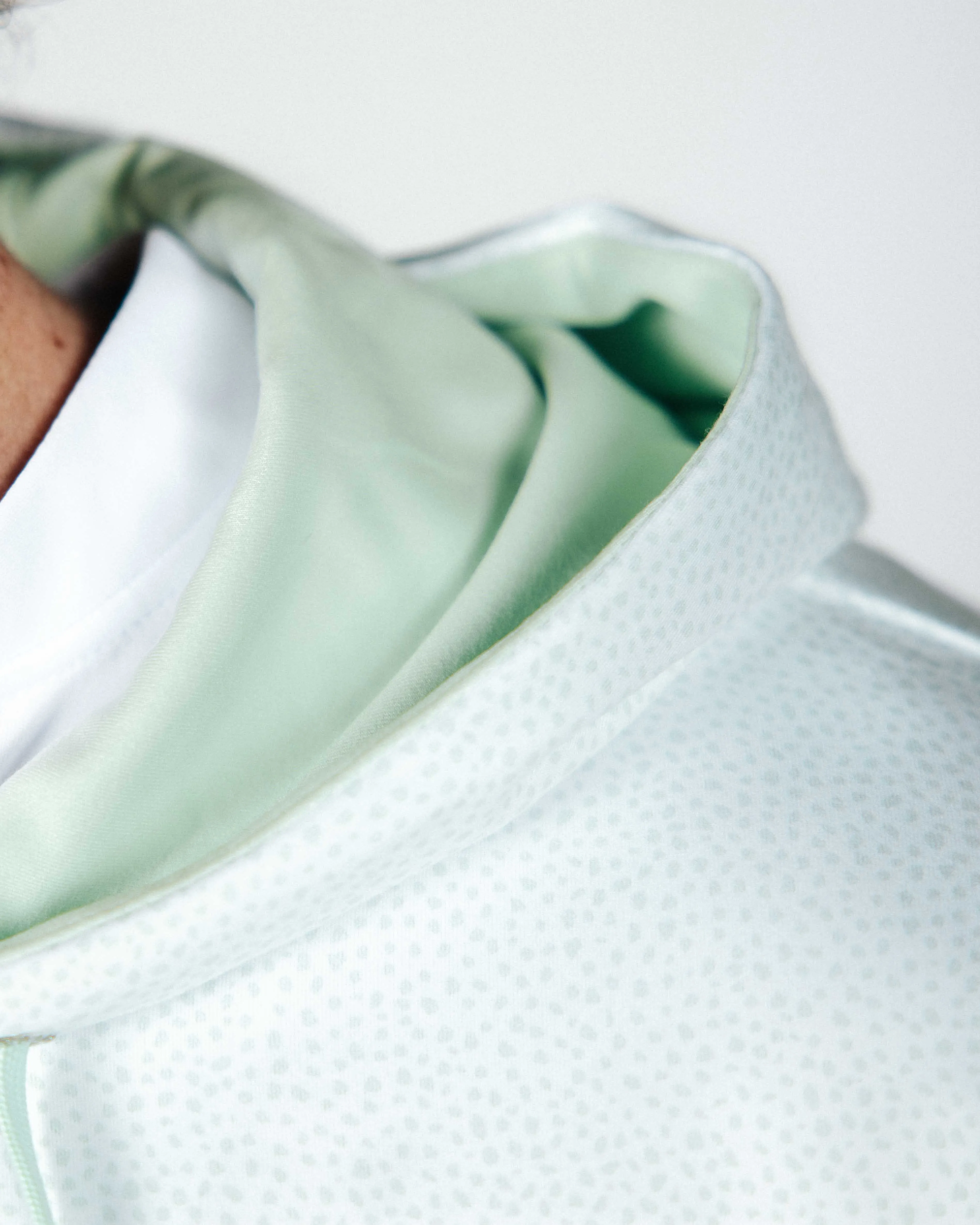 Mint Pebble Golf Hoodie,Men
