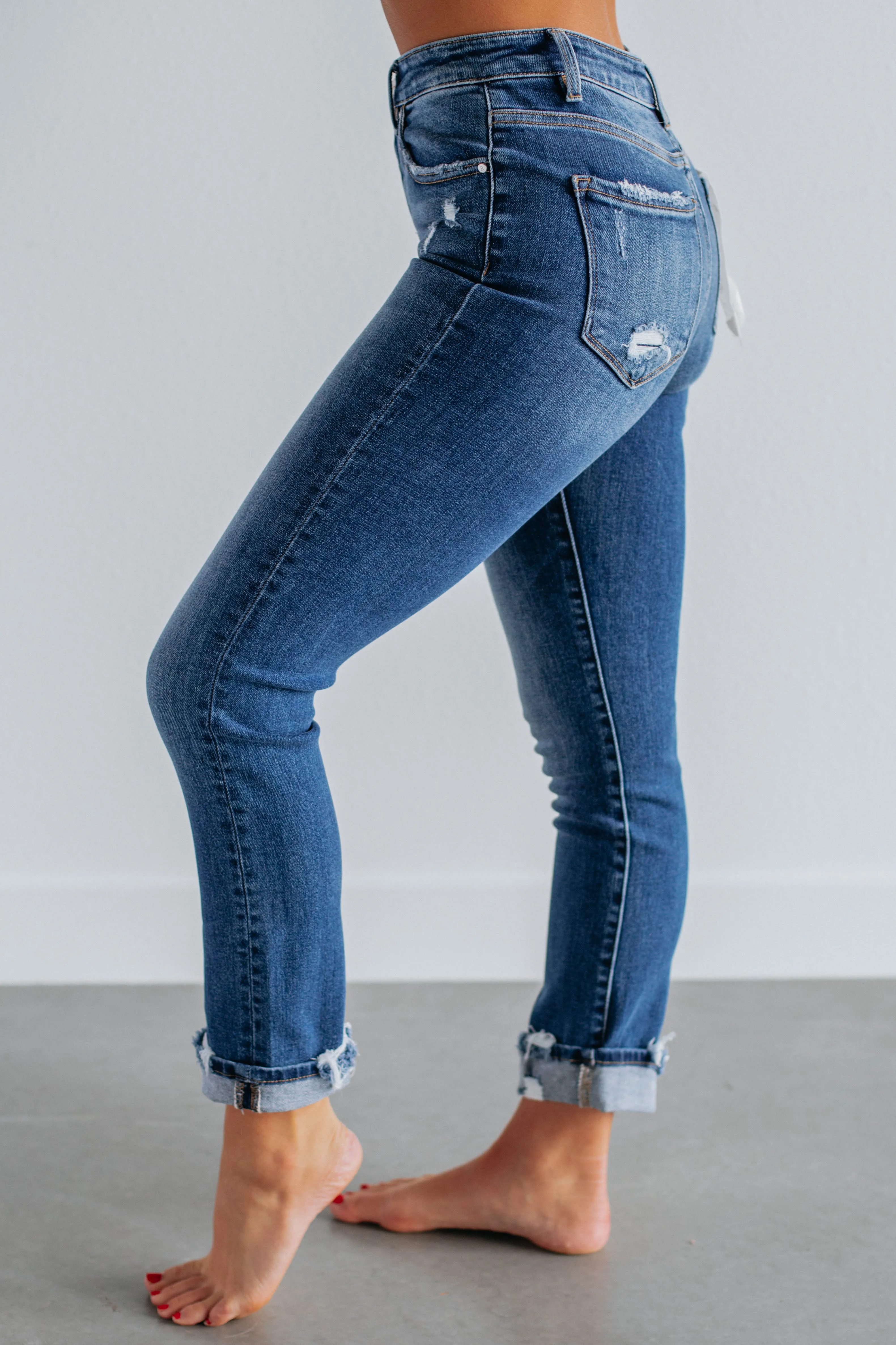 Monica Risen Jeans - Dark Wash,Jeans Women