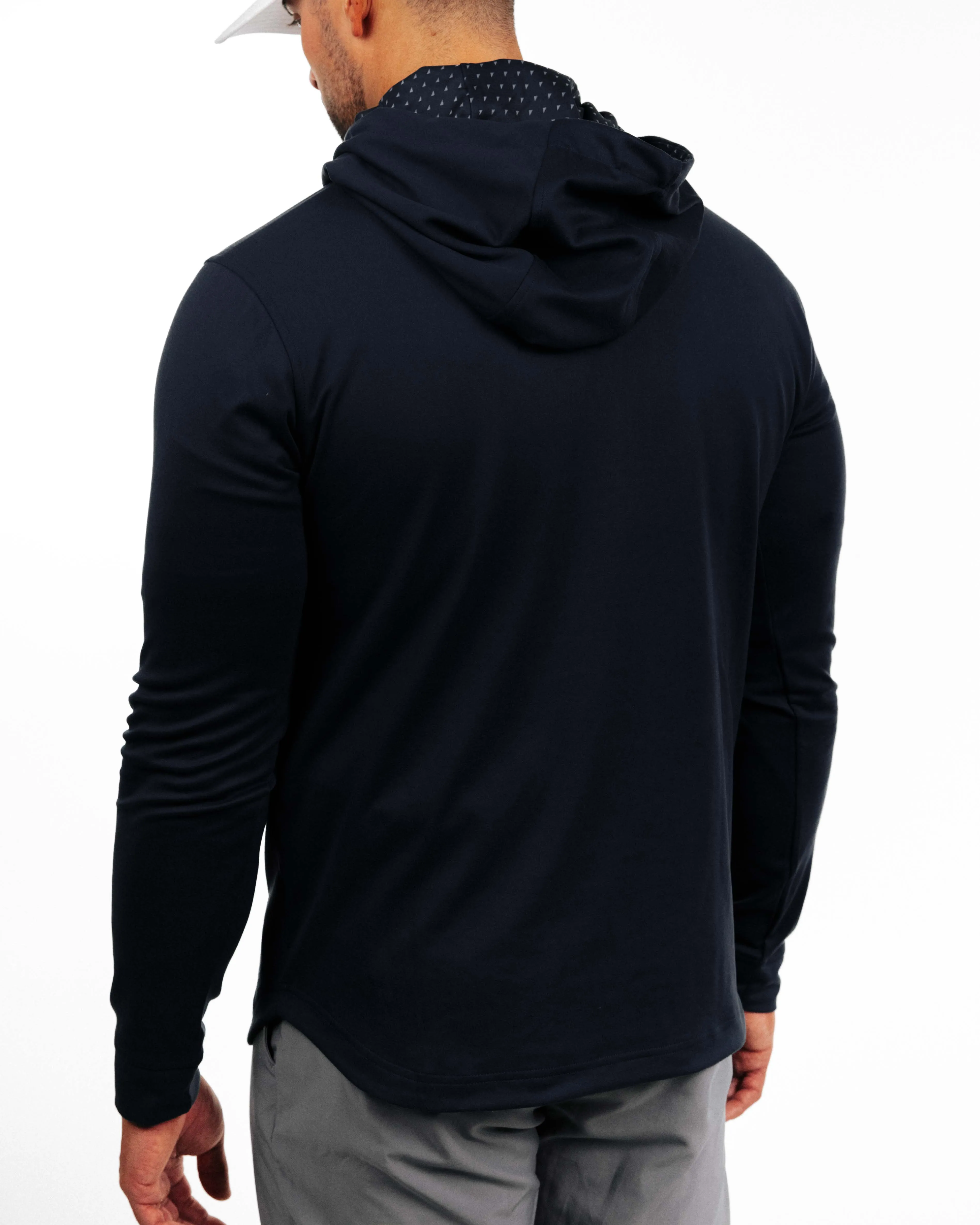 Navy Golf Hoodie,Men