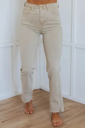 Nayla Risen Jeans - Sand,Jeans Women