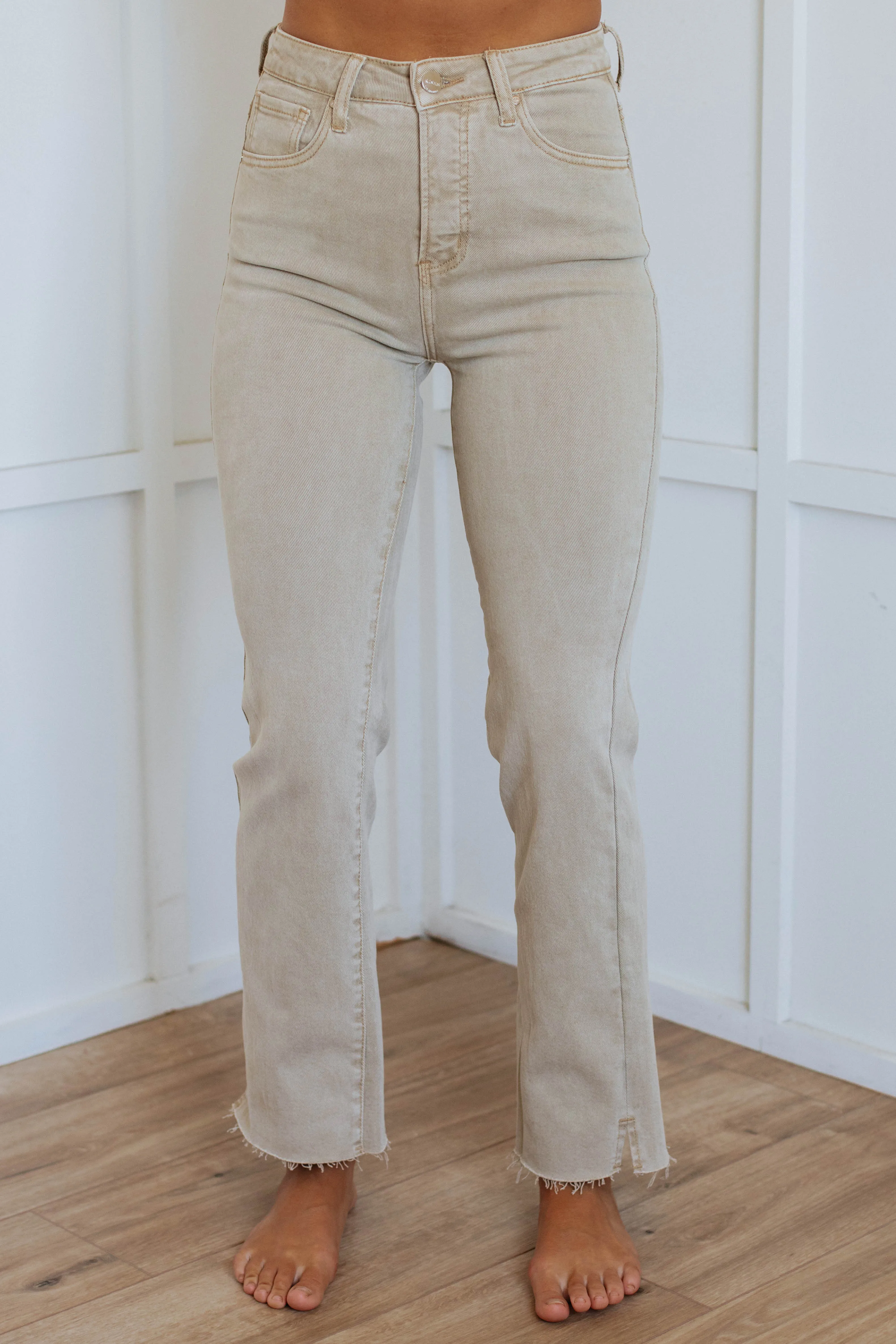 Nayla Risen Jeans - Sand,Jeans Women