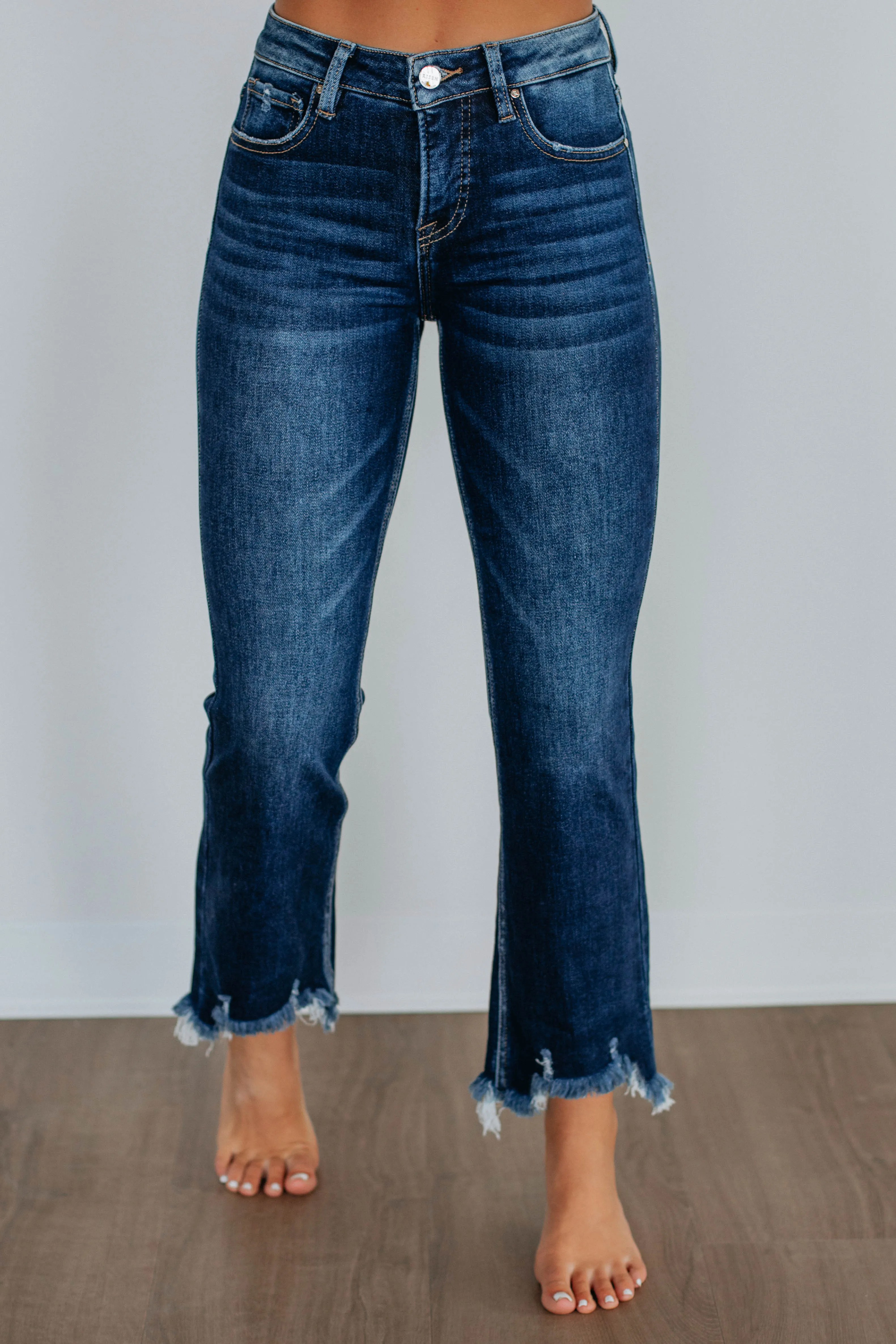 Neona Risen Jeans - Deep Blue,Jeans Women