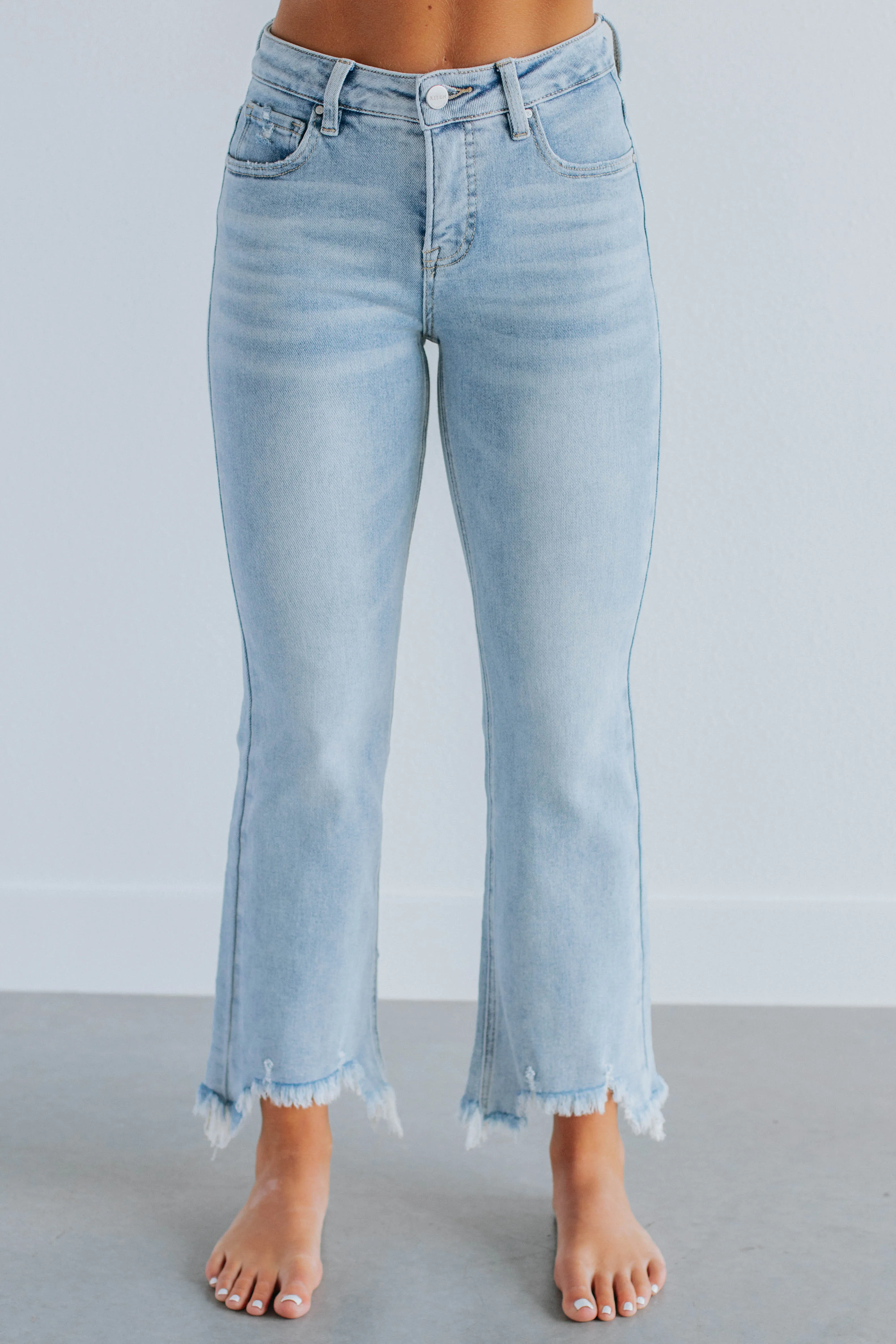 Neona Risen Jeans - Light Wash,Jeans Women