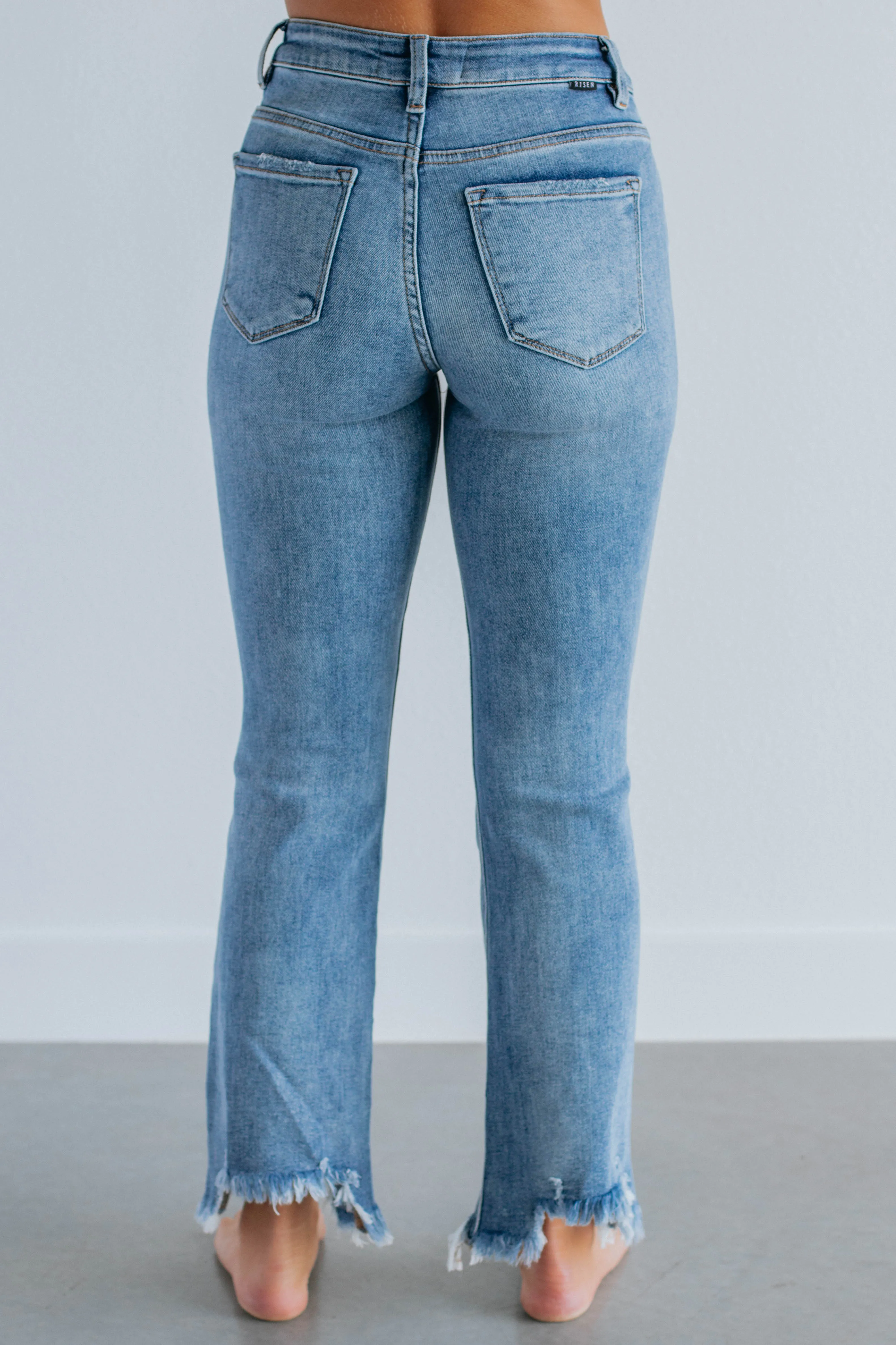 Neona Risen Jeans - Medium Wash,Jeans Women