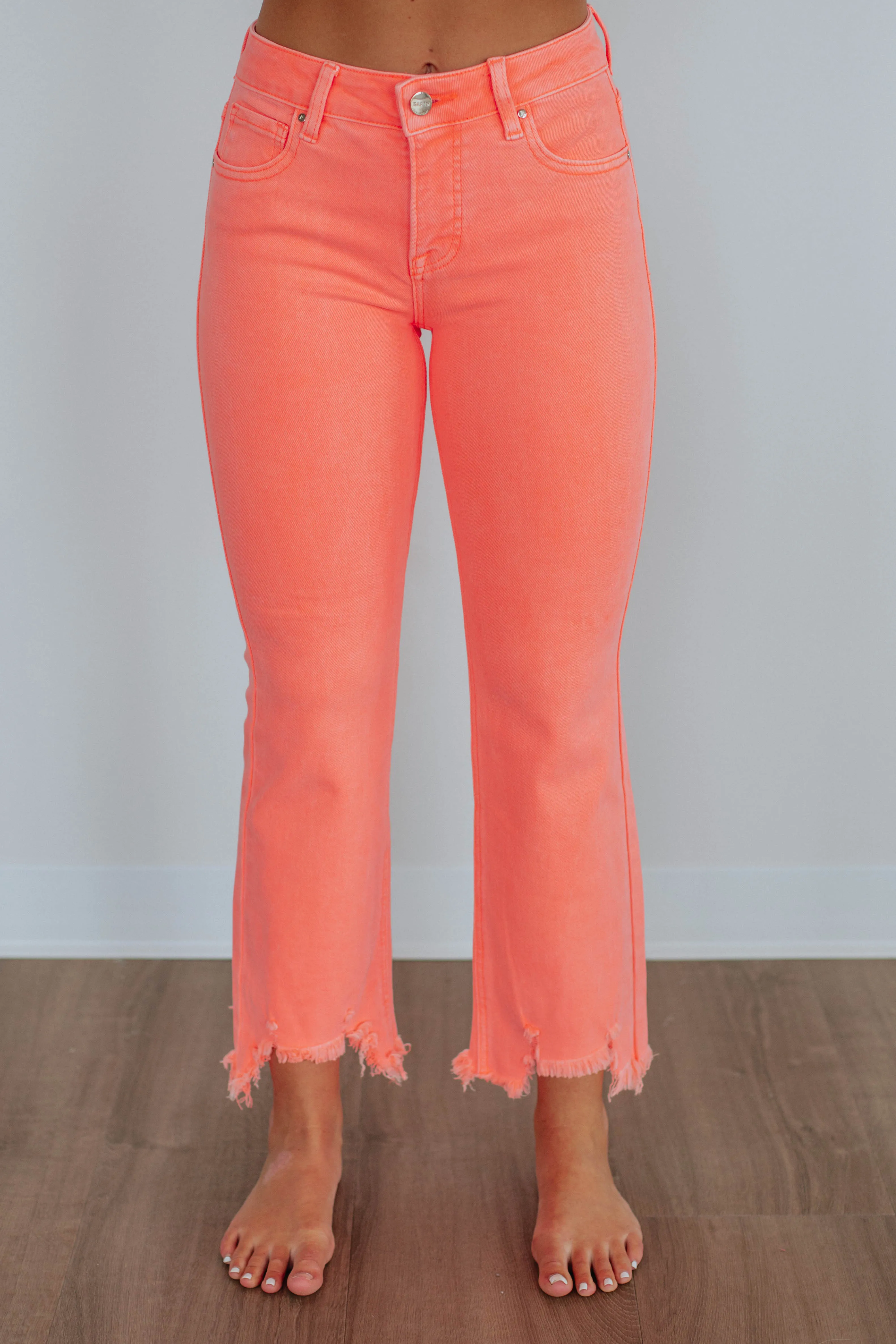 Neona Risen Jeans - Sorbet,Jeans Women