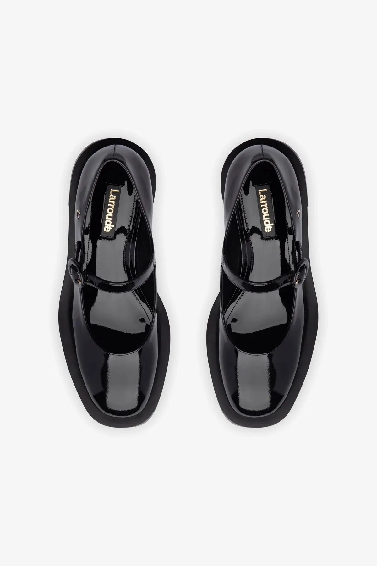Olivia Platform Pump In Black Patent Leather,Women Heel