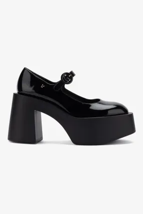 Olivia Platform Pump In Black Patent Leather,Women Heel