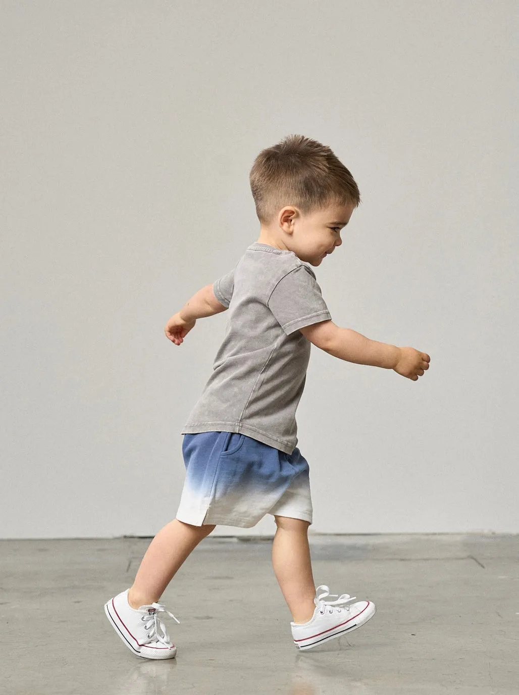Ombre Sweatshort - Blue,Kids