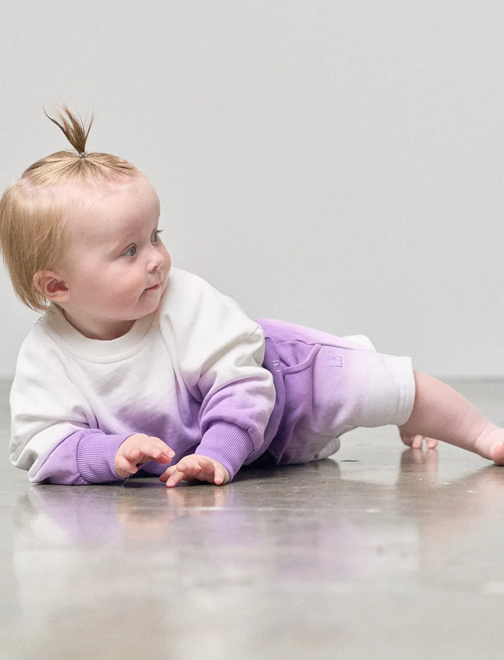 Ombre Sweatshort - Purple,Kids