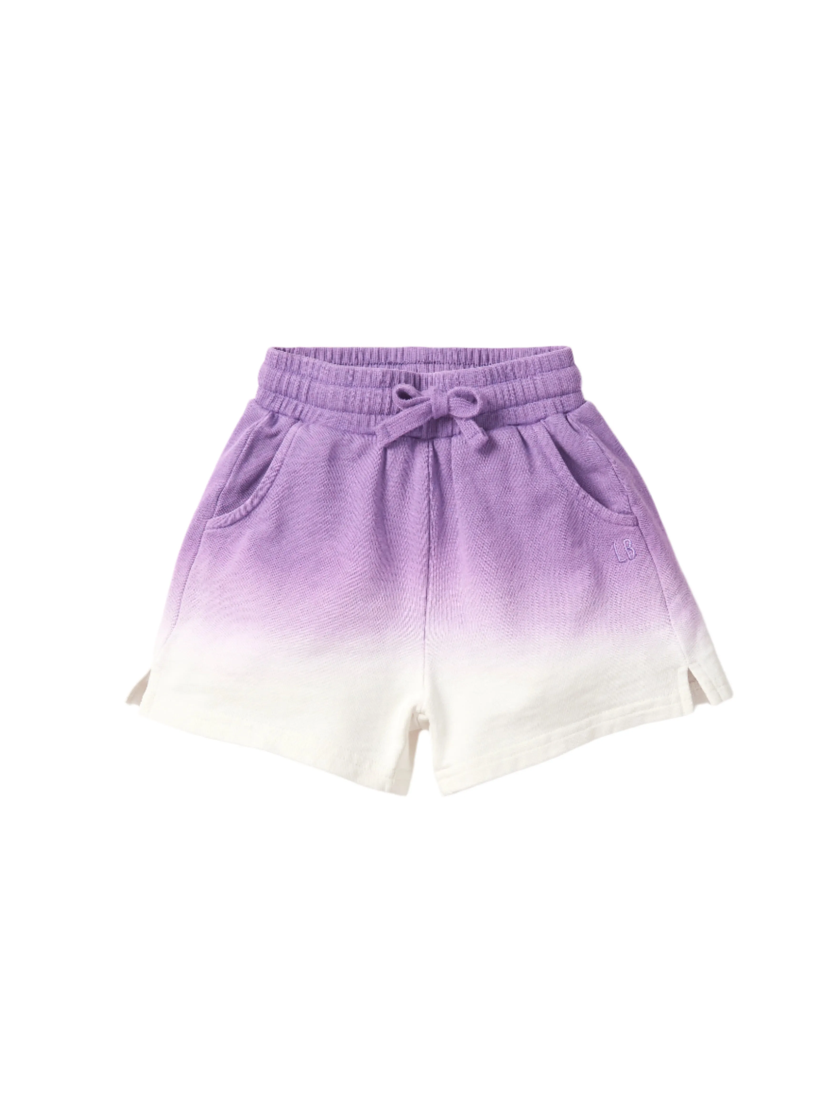 Ombre Sweatshort - Purple,Kids