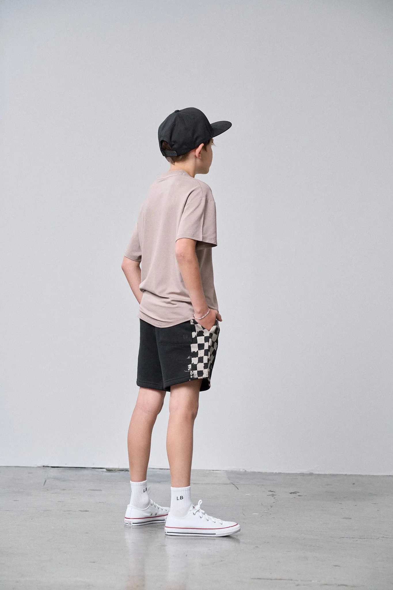 Oversized Bamboo Tee - Mushroom,Kids
