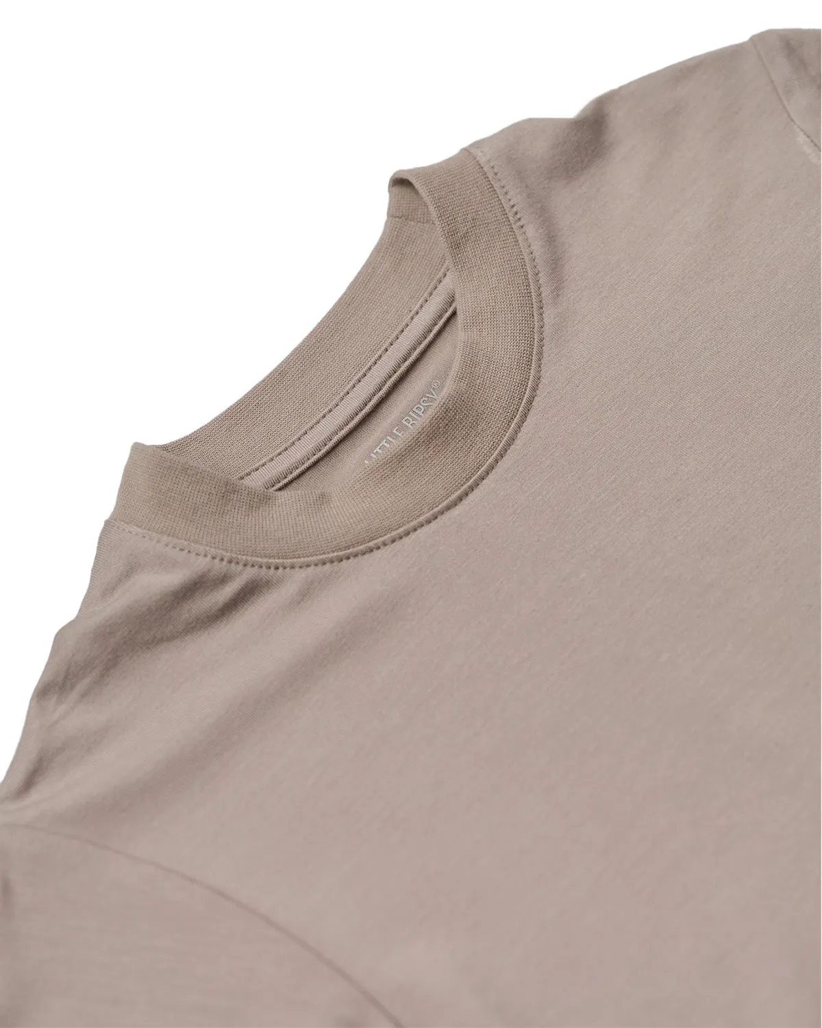 Oversized Bamboo Tee - Mushroom,Kids