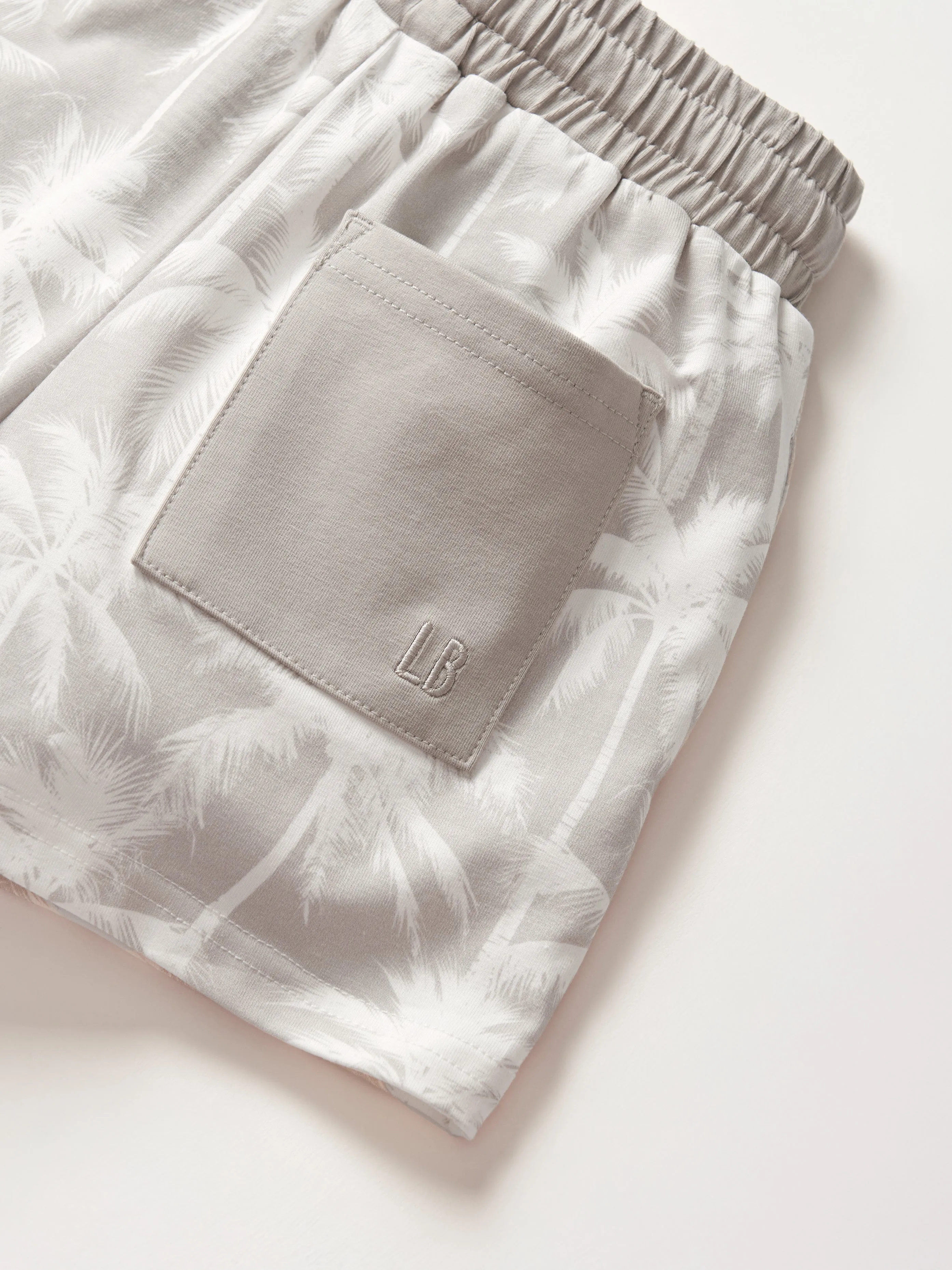 Palm Print Short - Frost,Kids