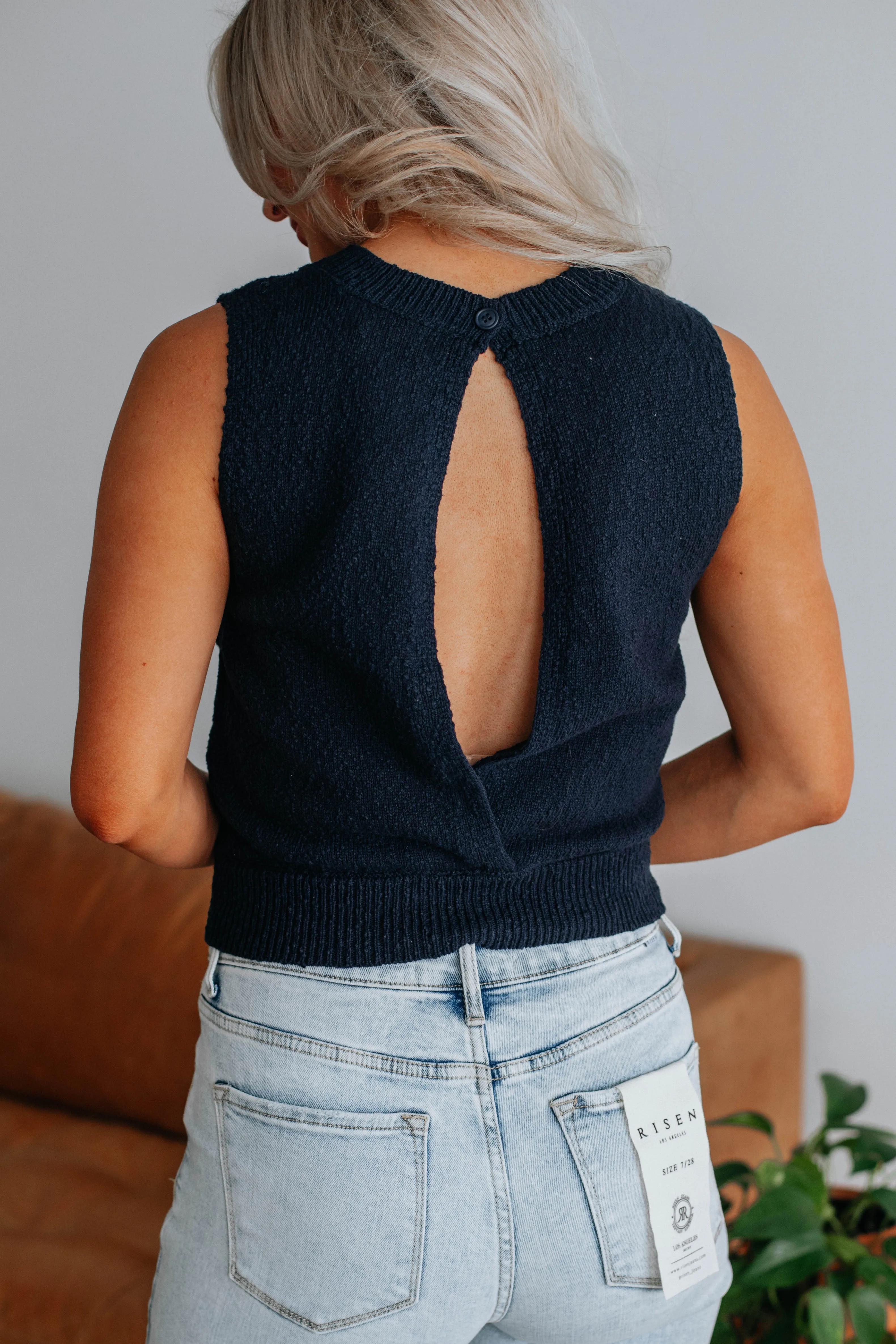 Patrea Knit Tank - Navy,Women Tank